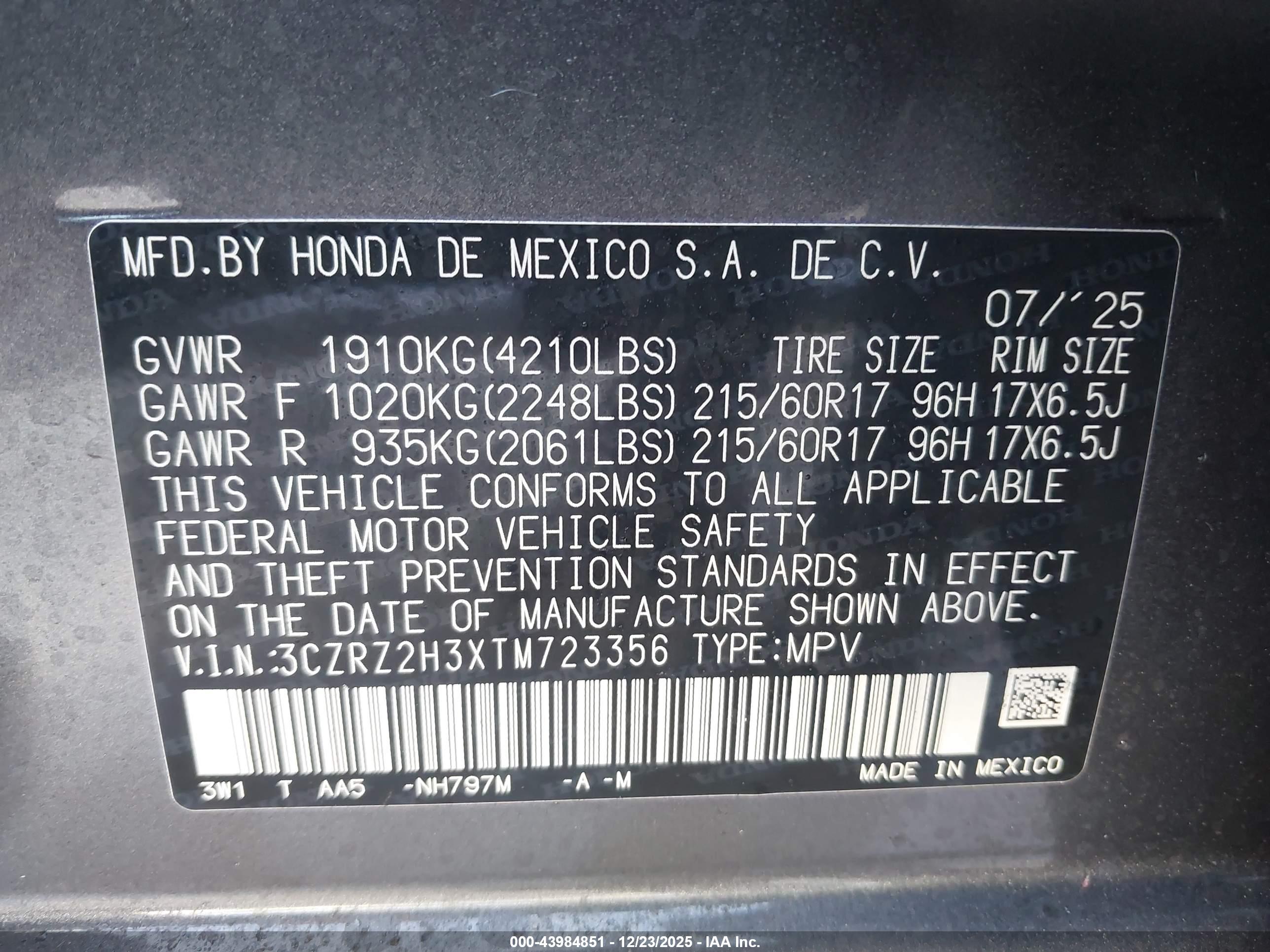 HONDA HR-V image 9
