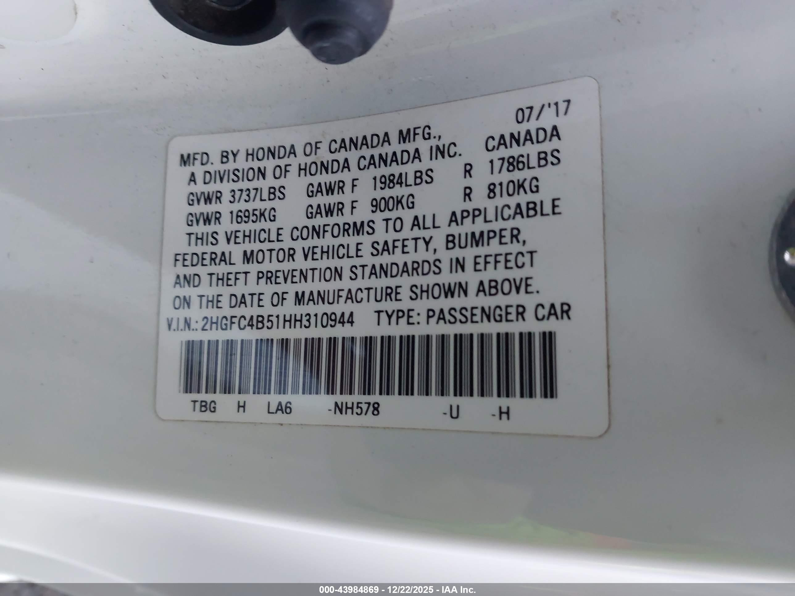 HONDA CIVIC image 9