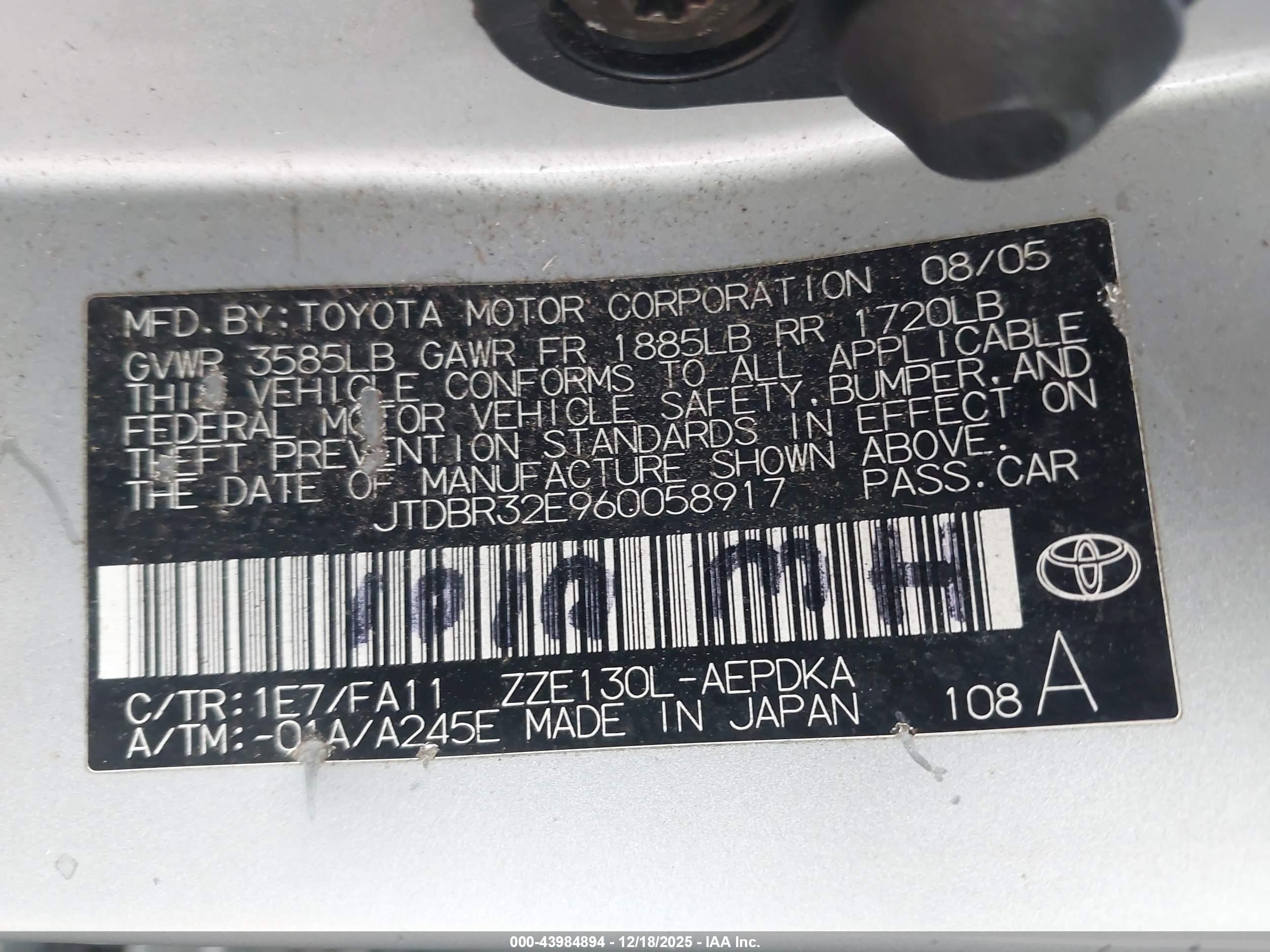 TOYOTA COROLLA image 9
