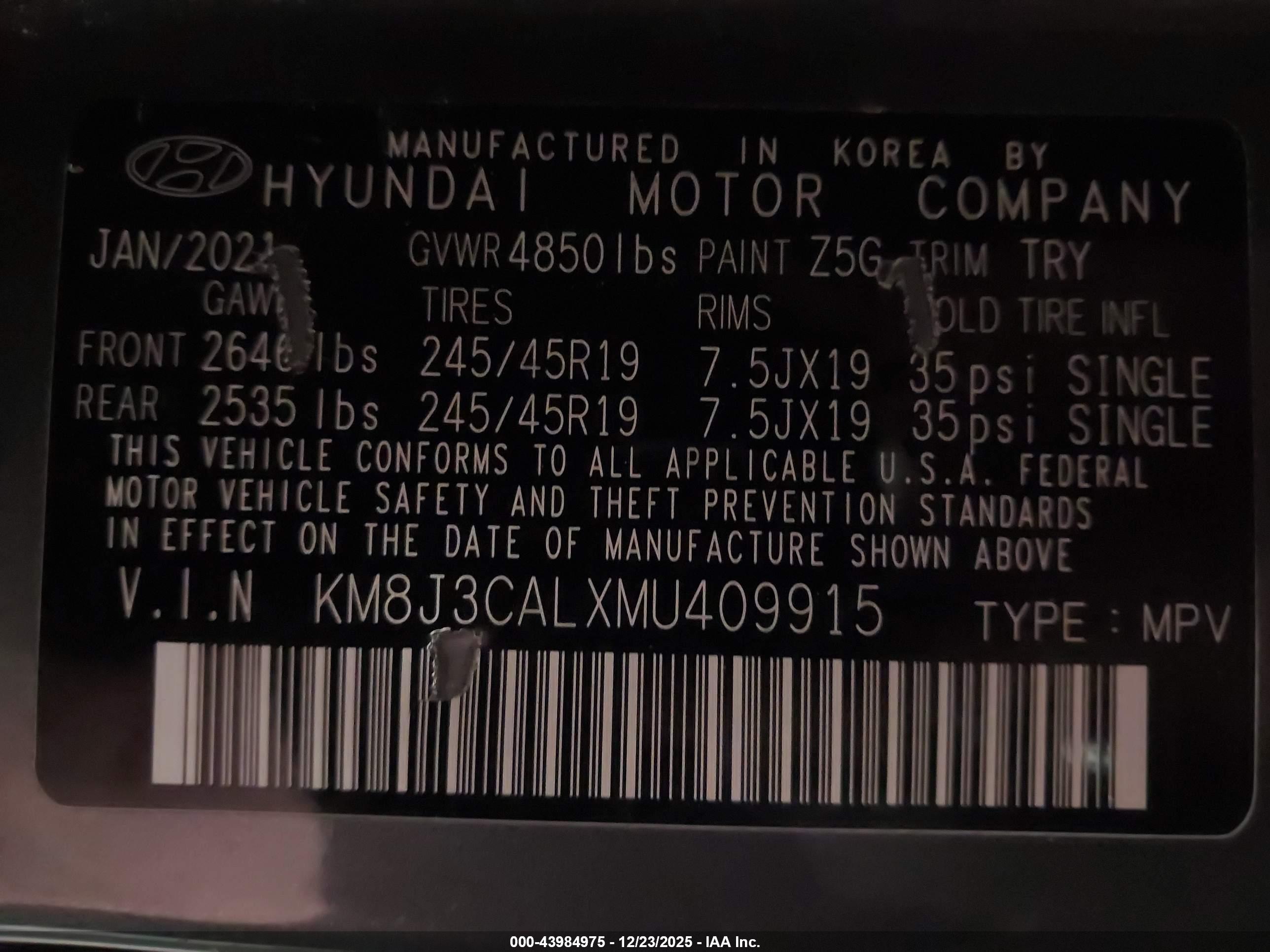 HYUNDAI TUCSON image 9