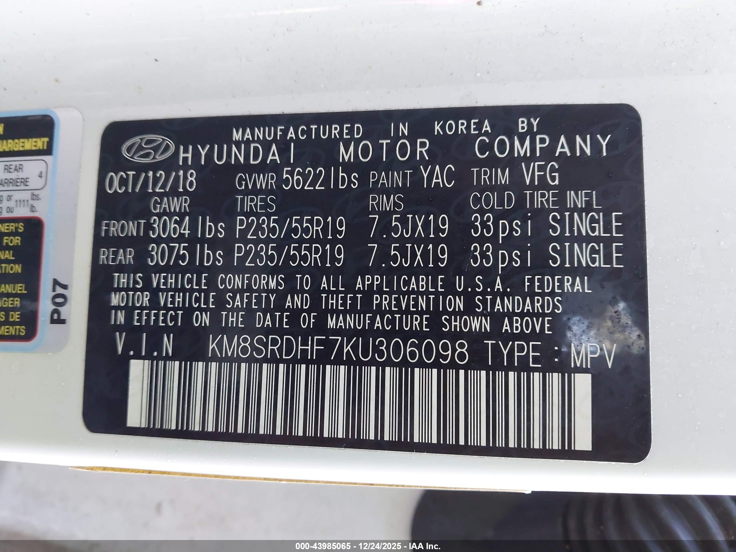 HYUNDAI SANTA image 9