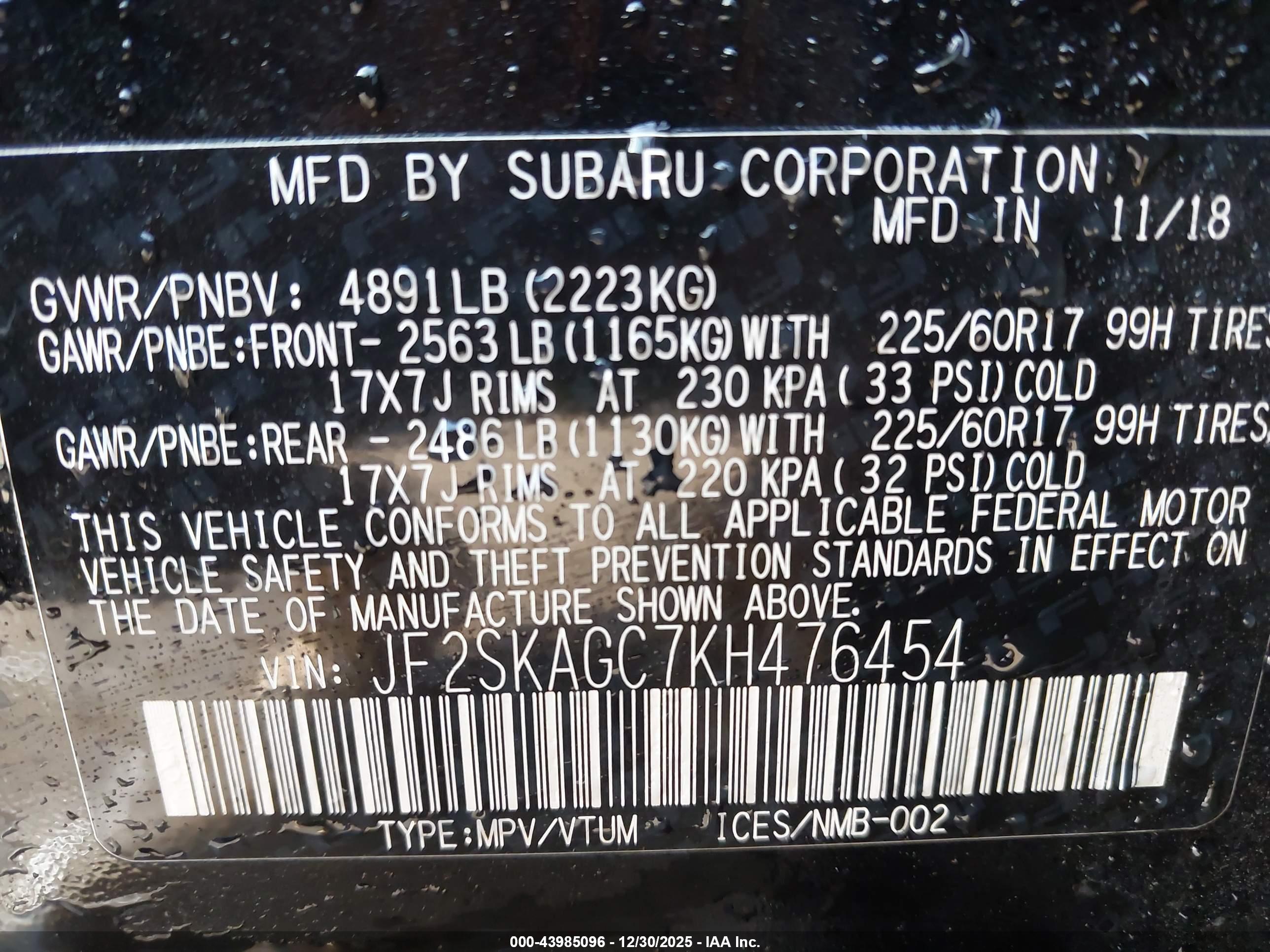 SUBARU FORESTER image 9