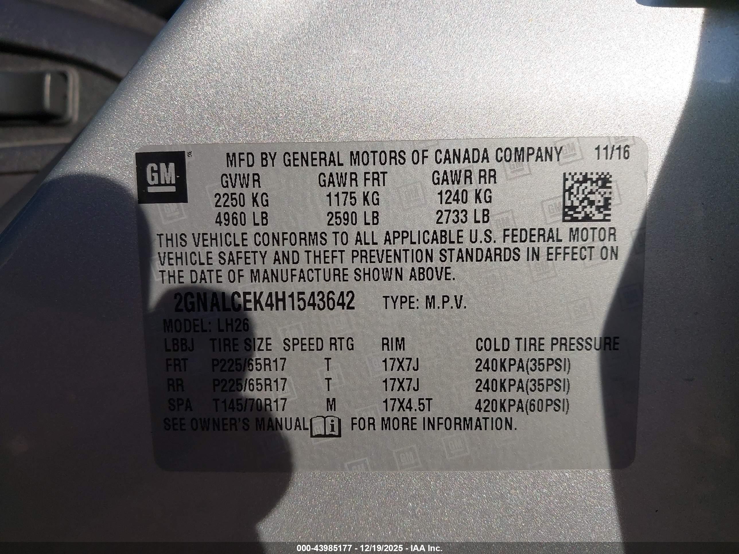 CHEVROLET EQUINOX image 9