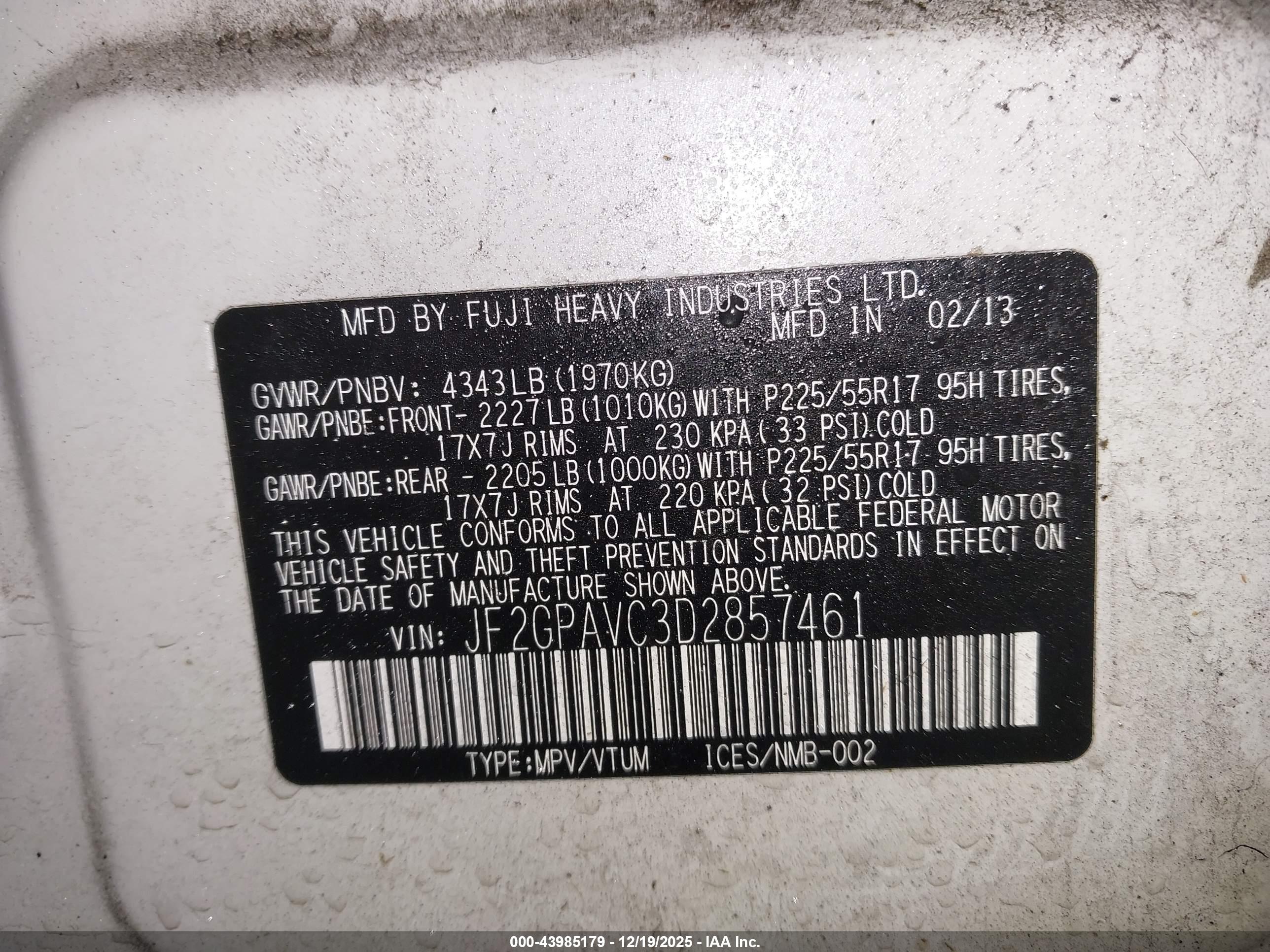 SUBARU XV image 9