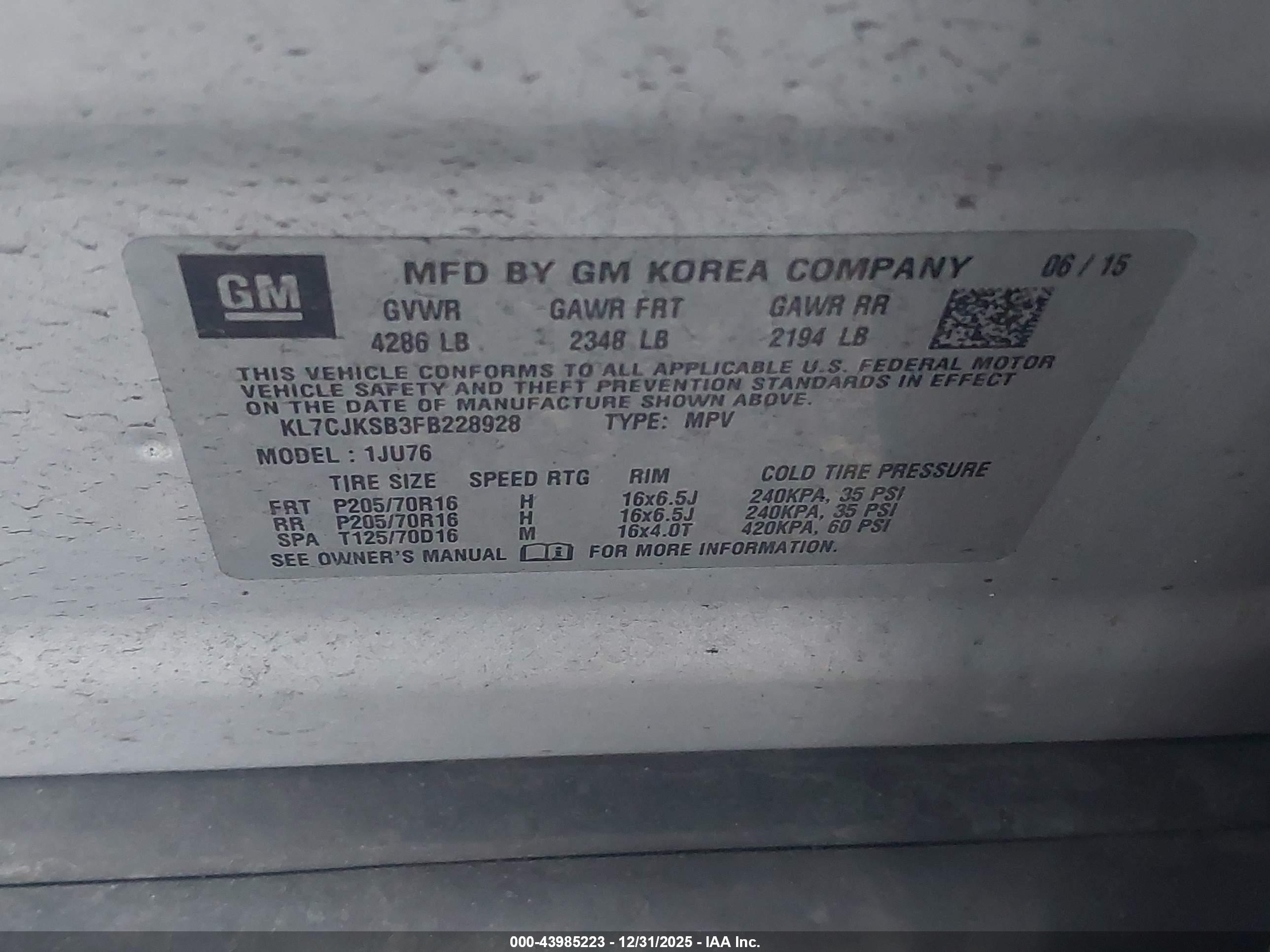 CHEVROLET TRAX image 9
