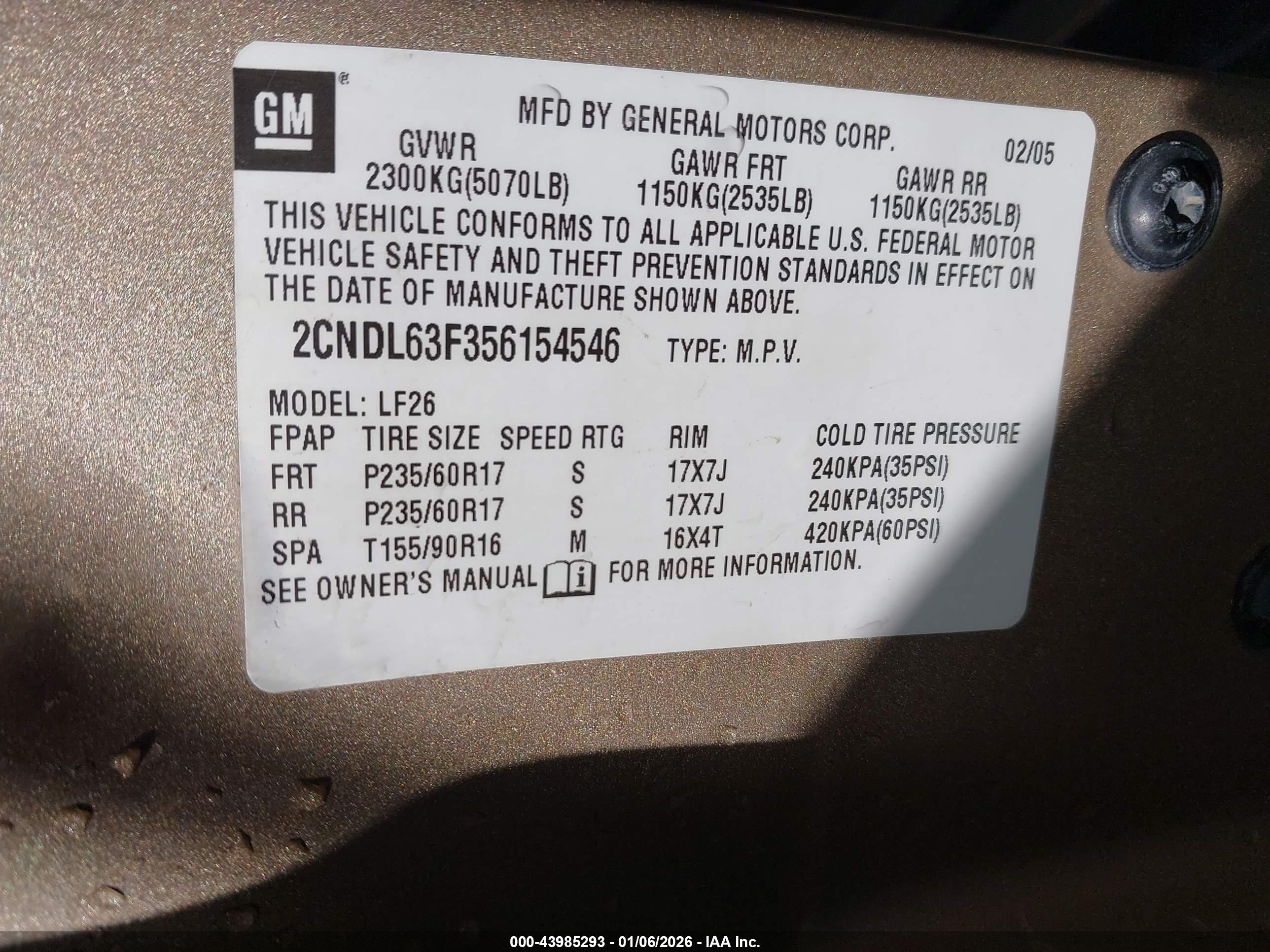 CHEVROLET EQUINOX image 9