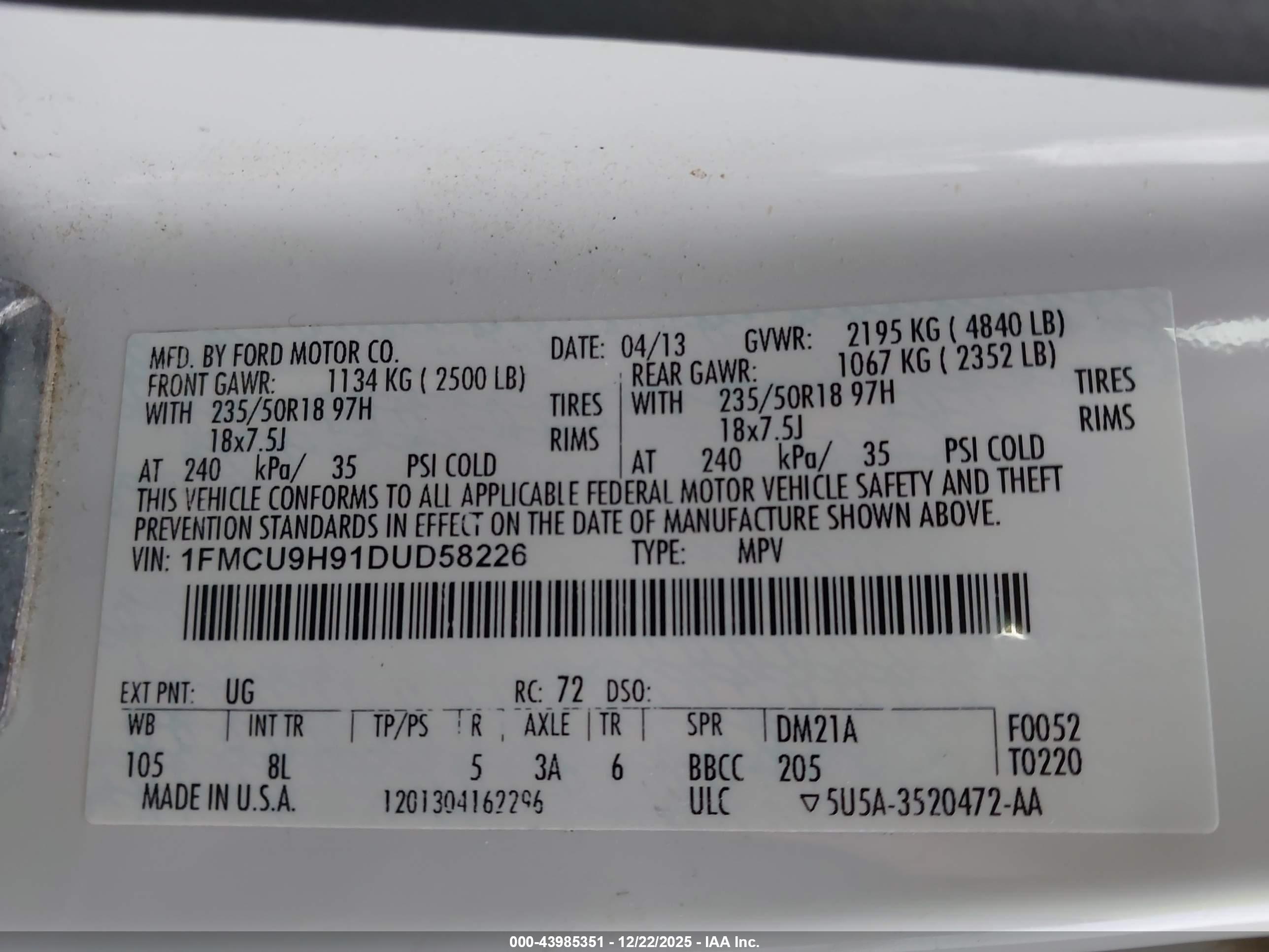 FORD ESCAPE image 9