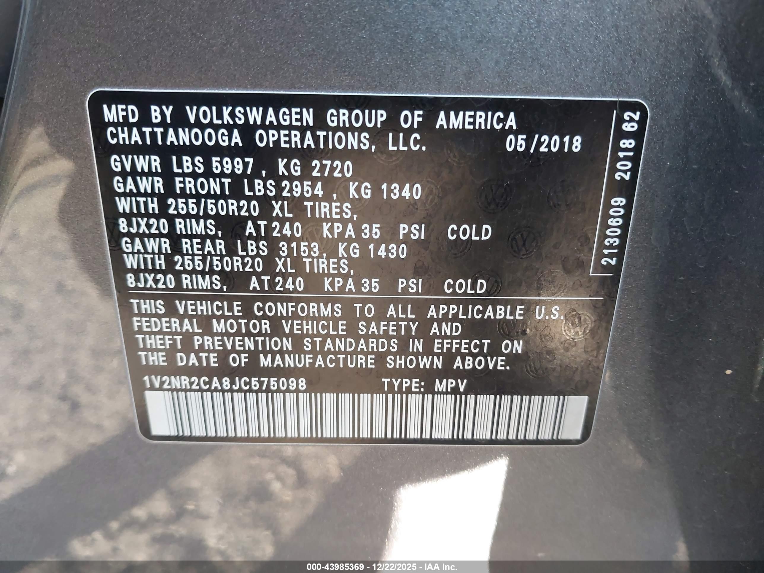 VOLKSWAGEN ATLAS image 9