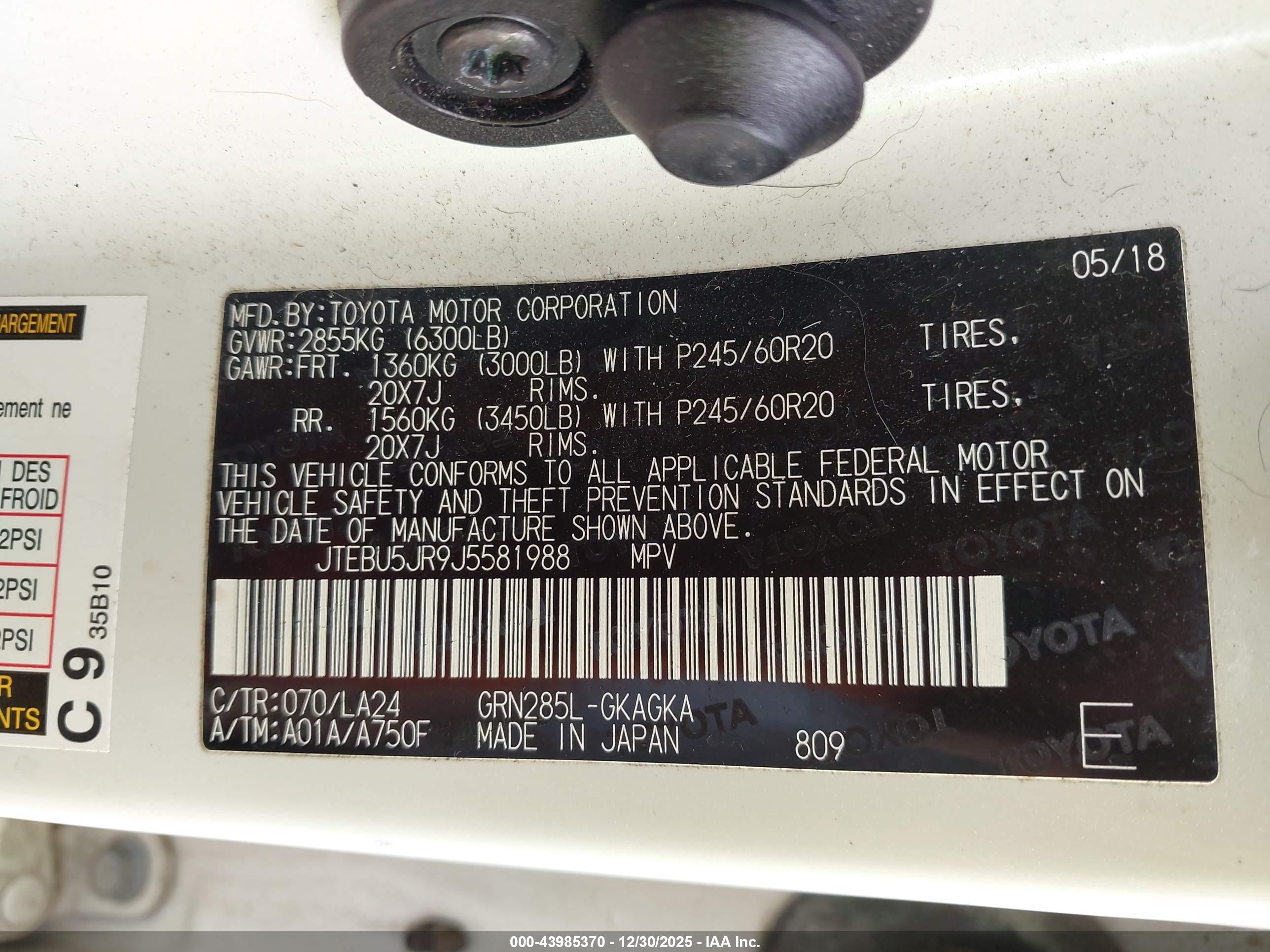 TOYOTA 4RUNNER image 9