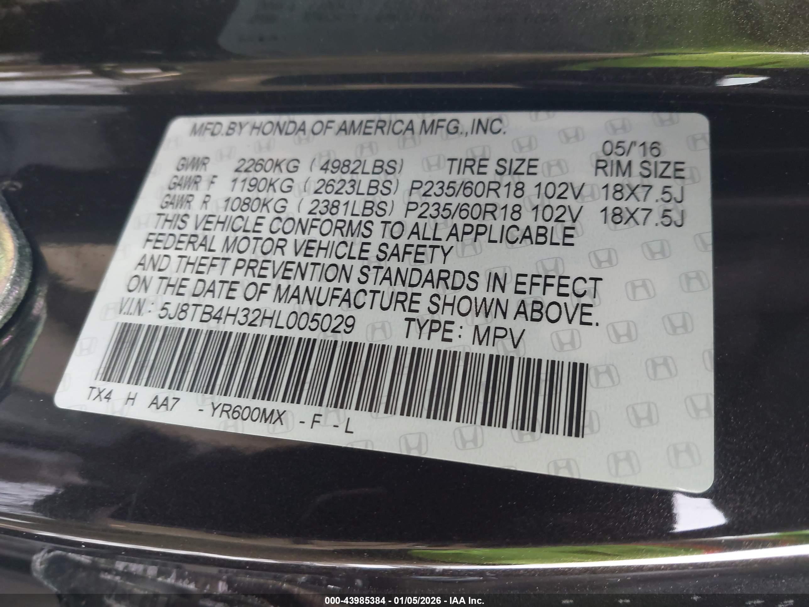 ACURA RDX image 9
