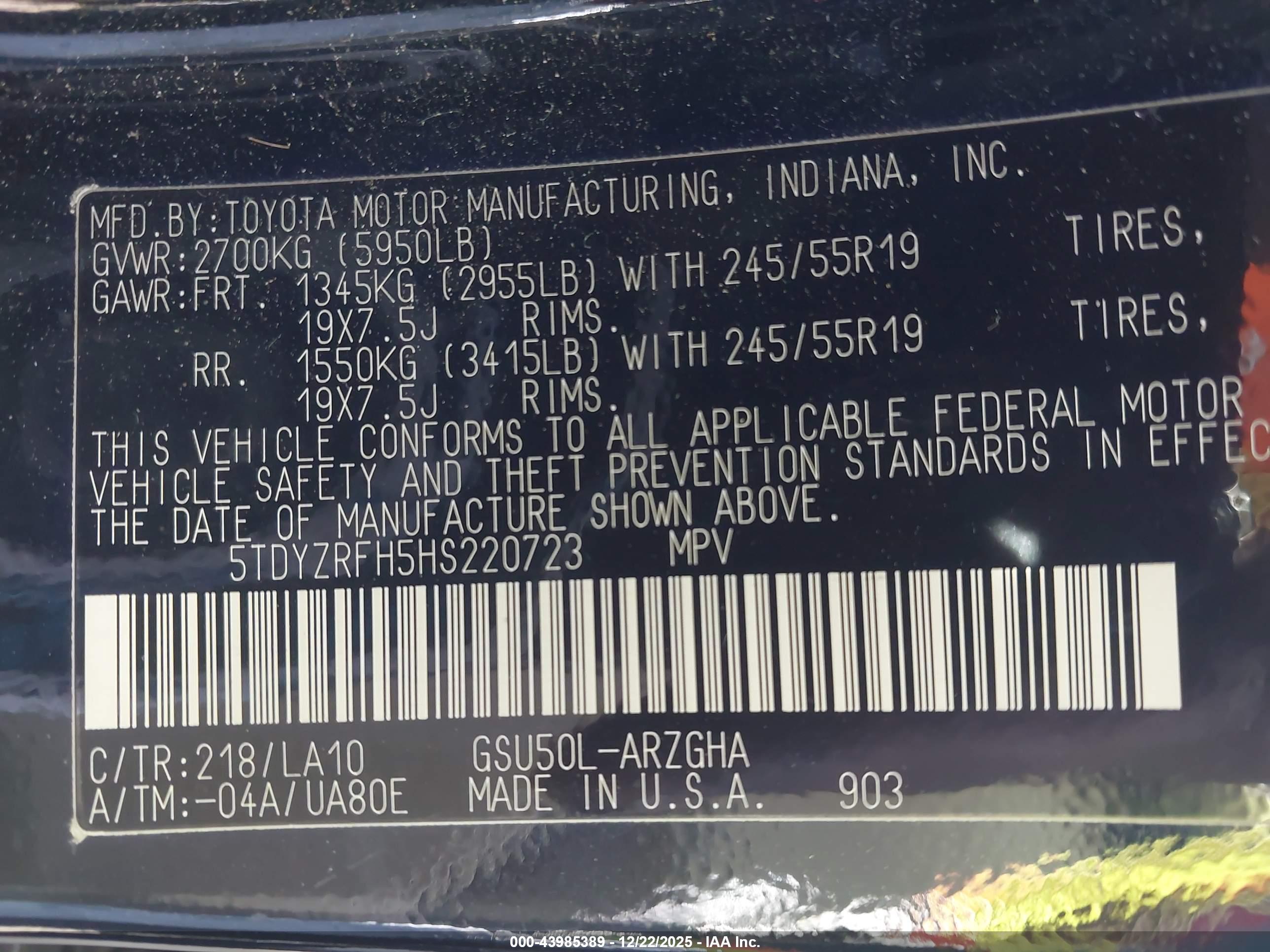TOYOTA HIGHLANDER image 9