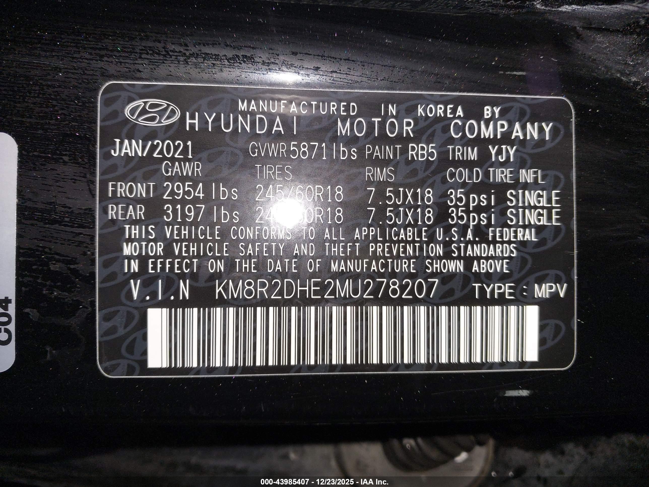 HYUNDAI PALISADE image 9