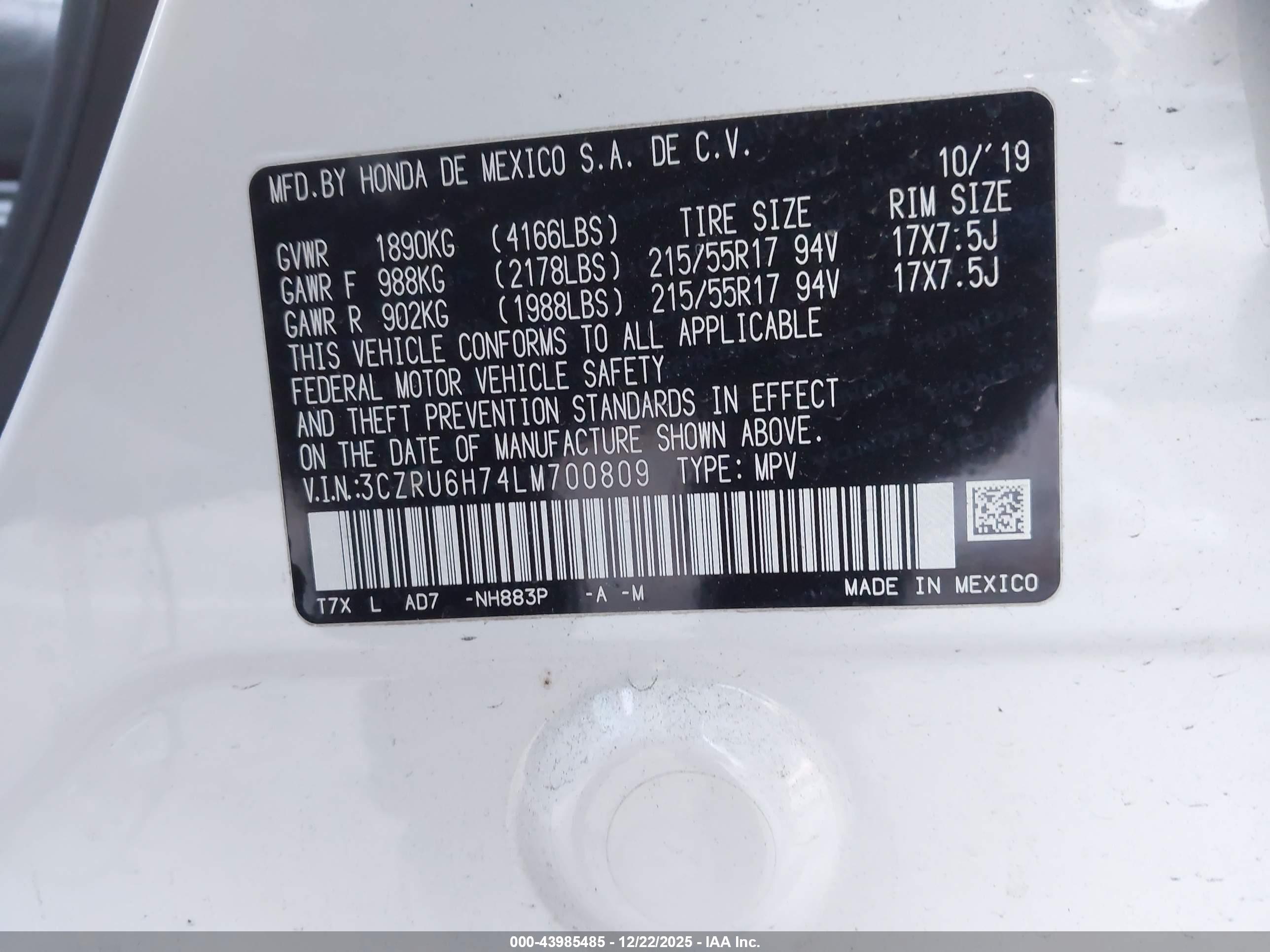 HONDA HR-V image 9