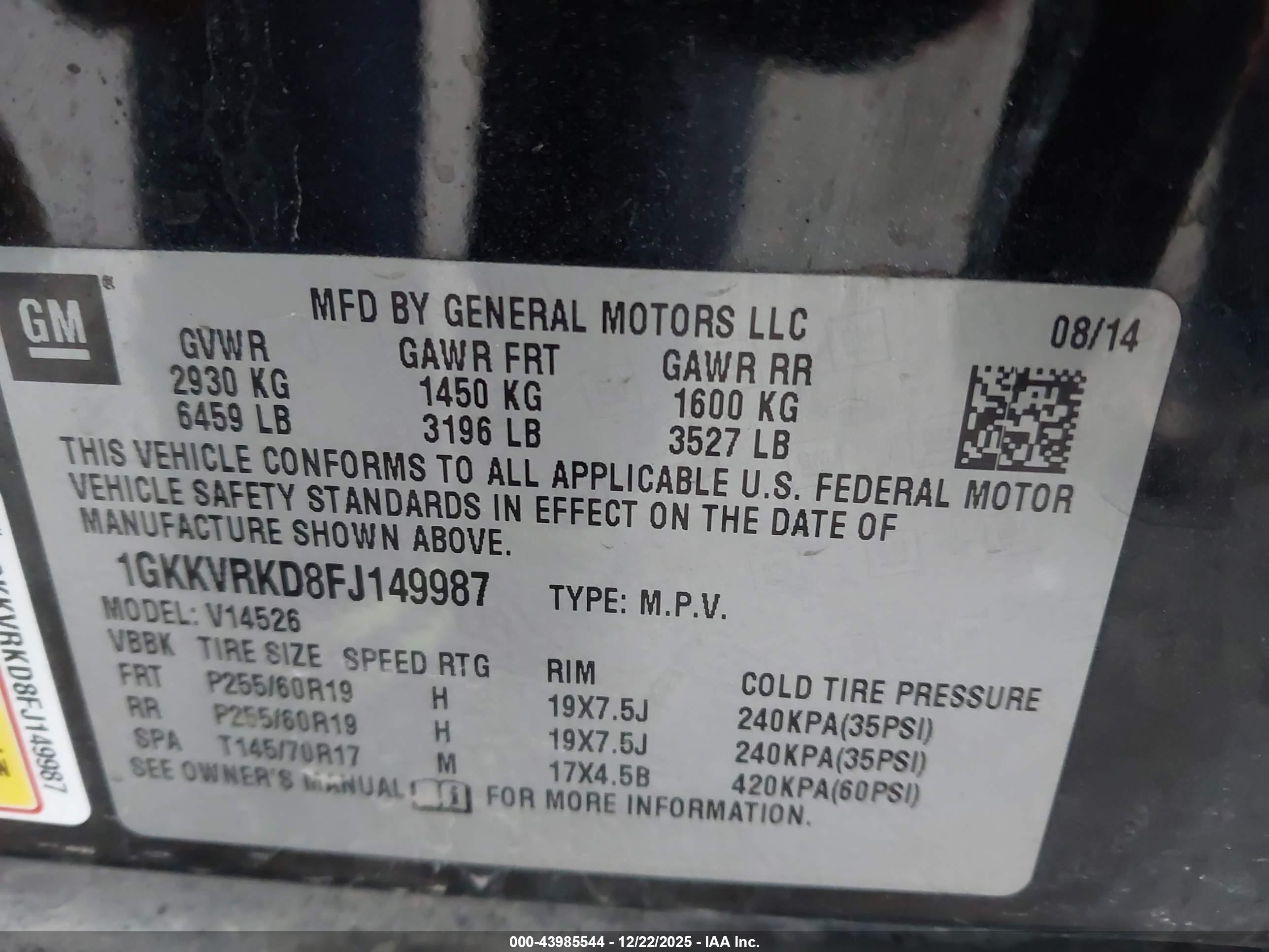 GMC ACADIA image 9