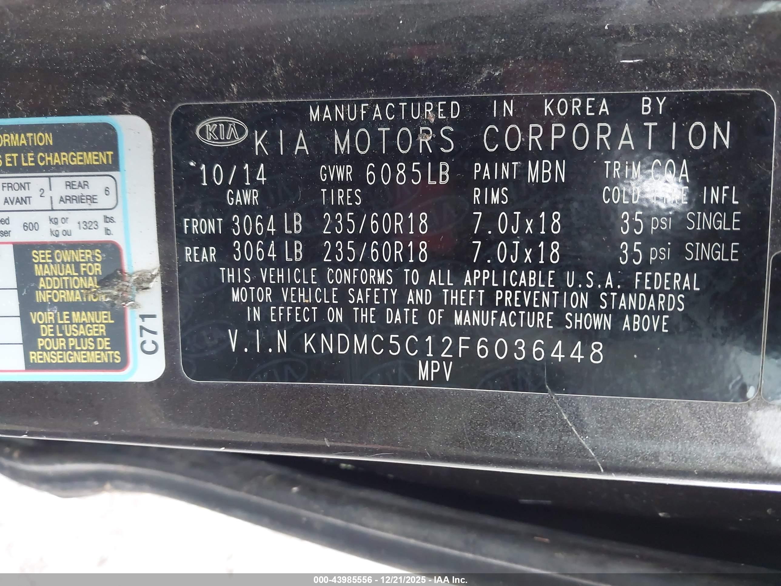 KIA SEDONA image 9