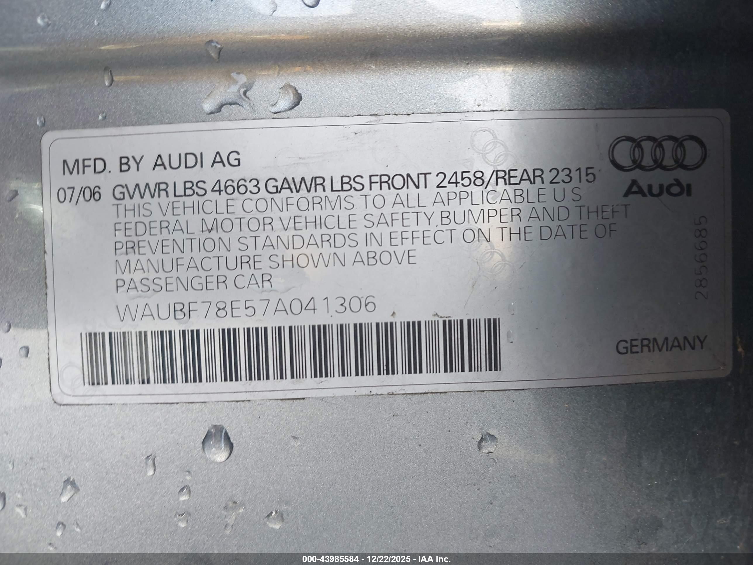 AUDI A4 image 9