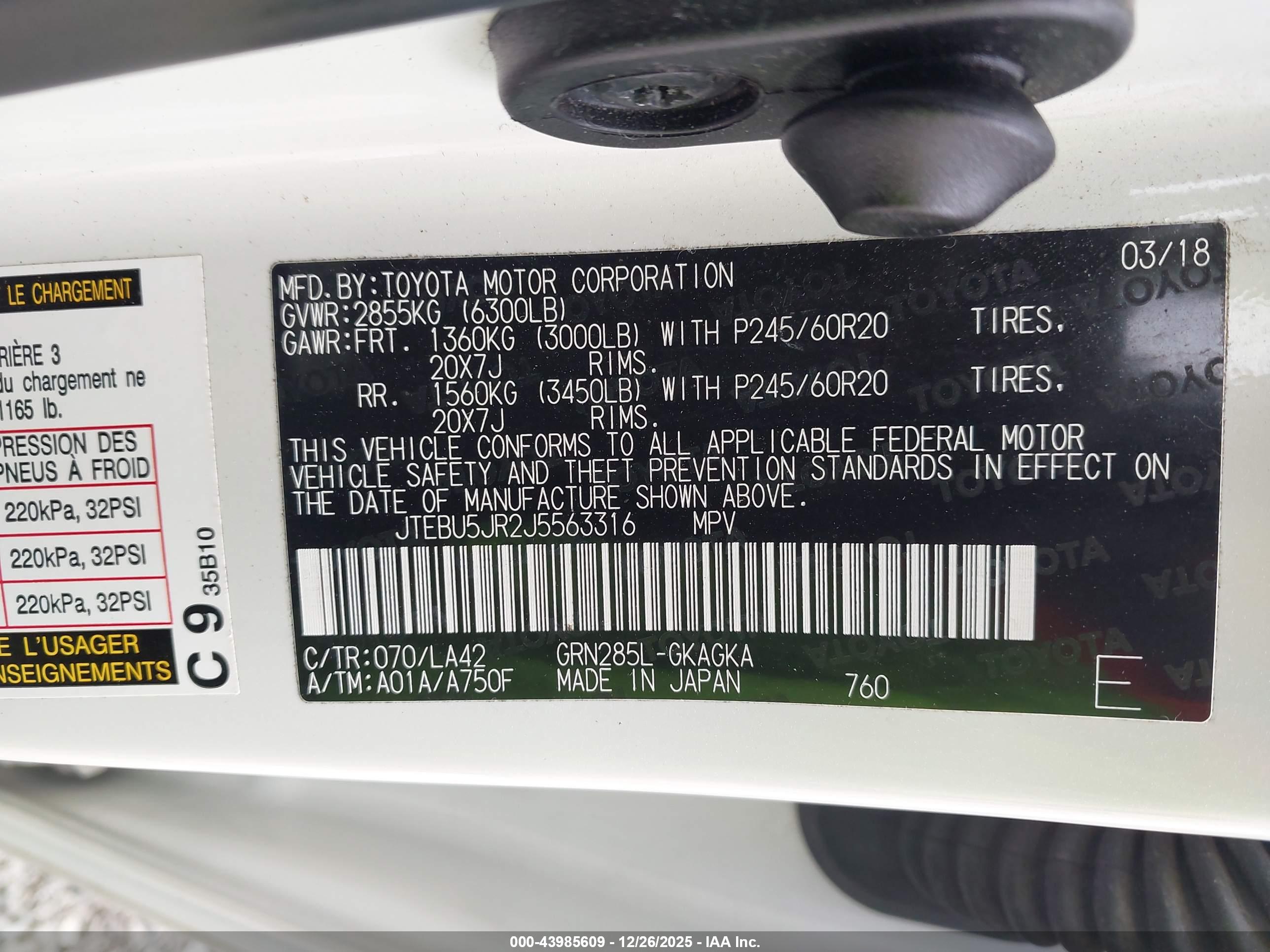TOYOTA 4RUNNER image 9
