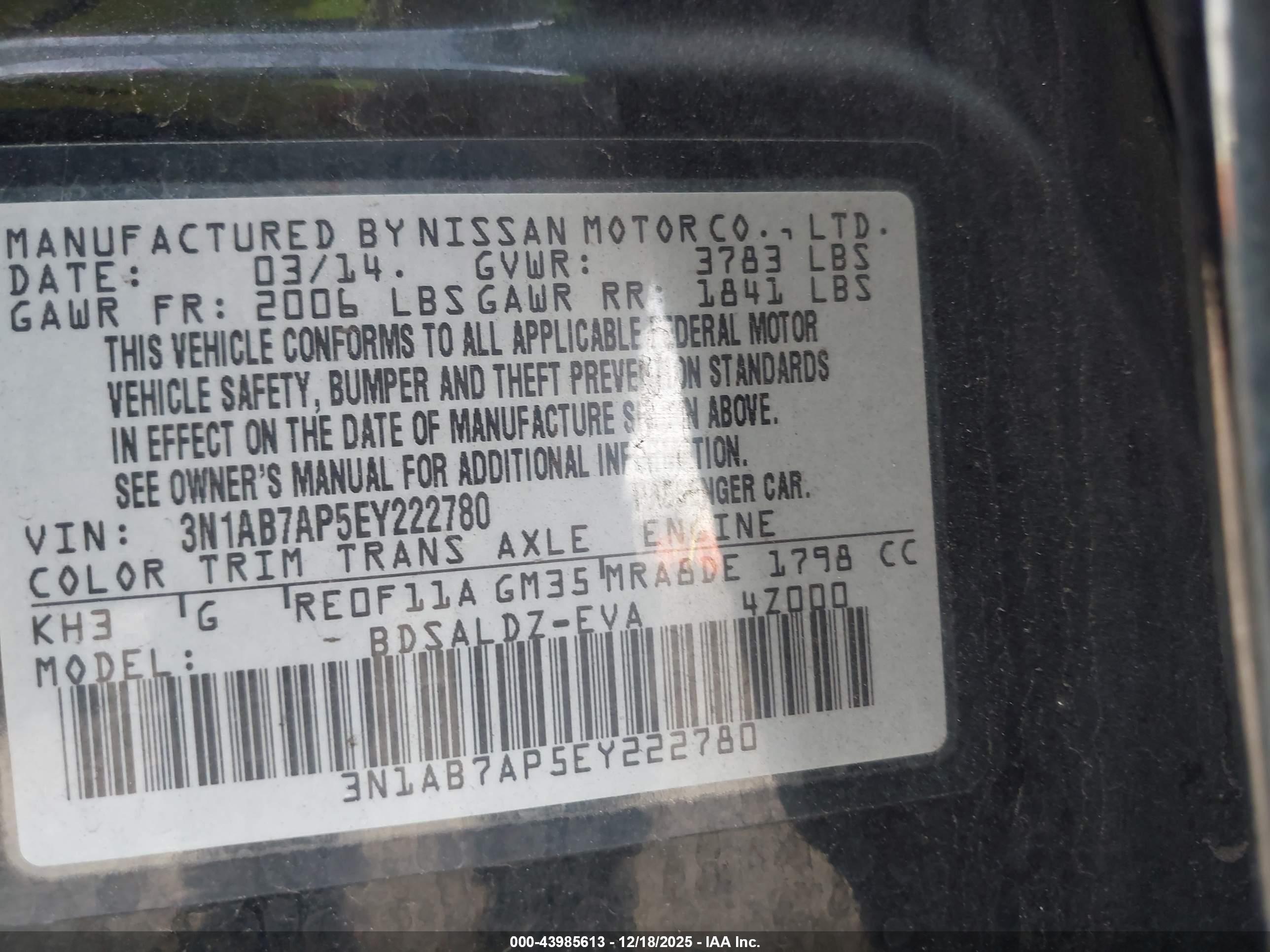 NISSAN SENTRA image 9