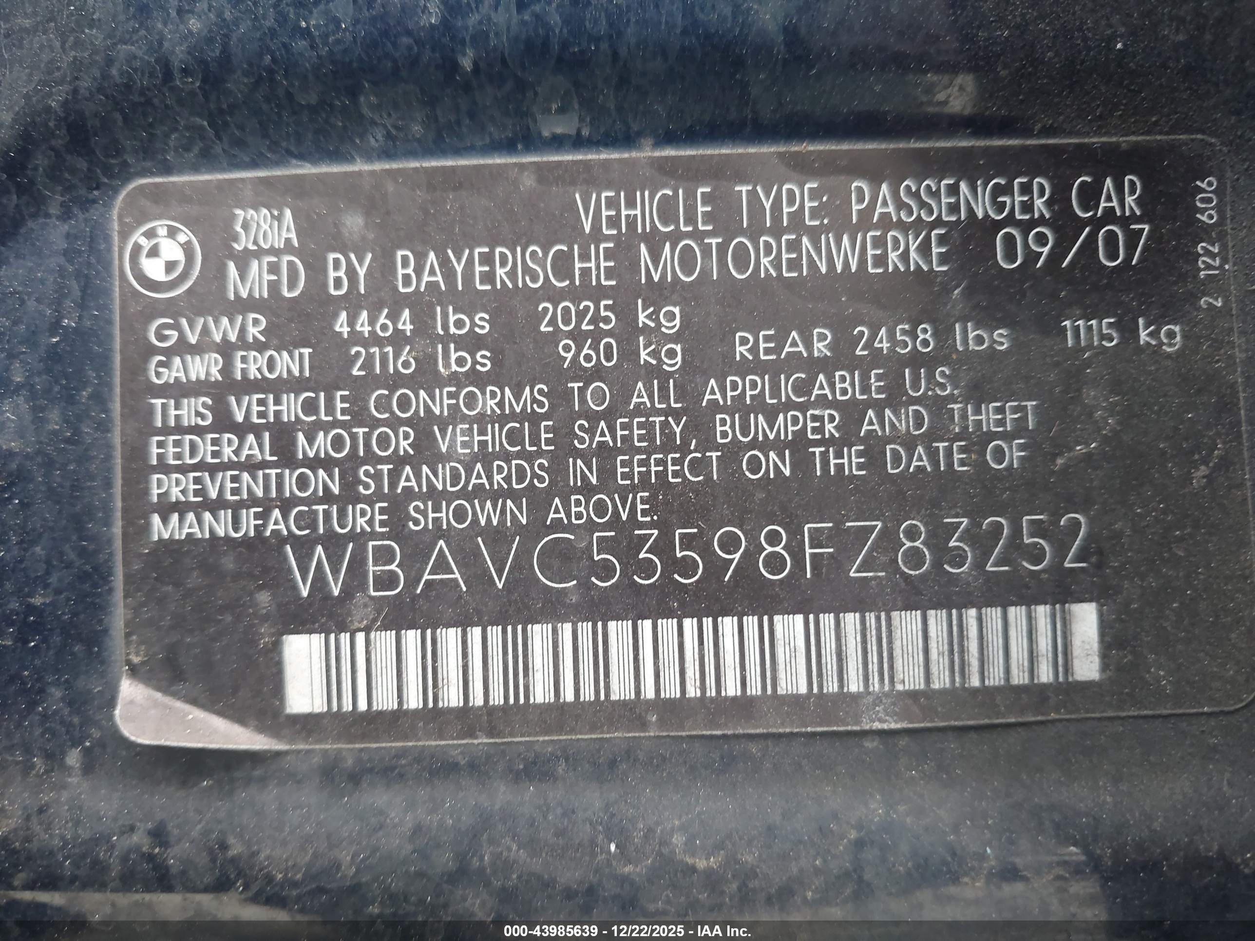 BMW 328I image 9