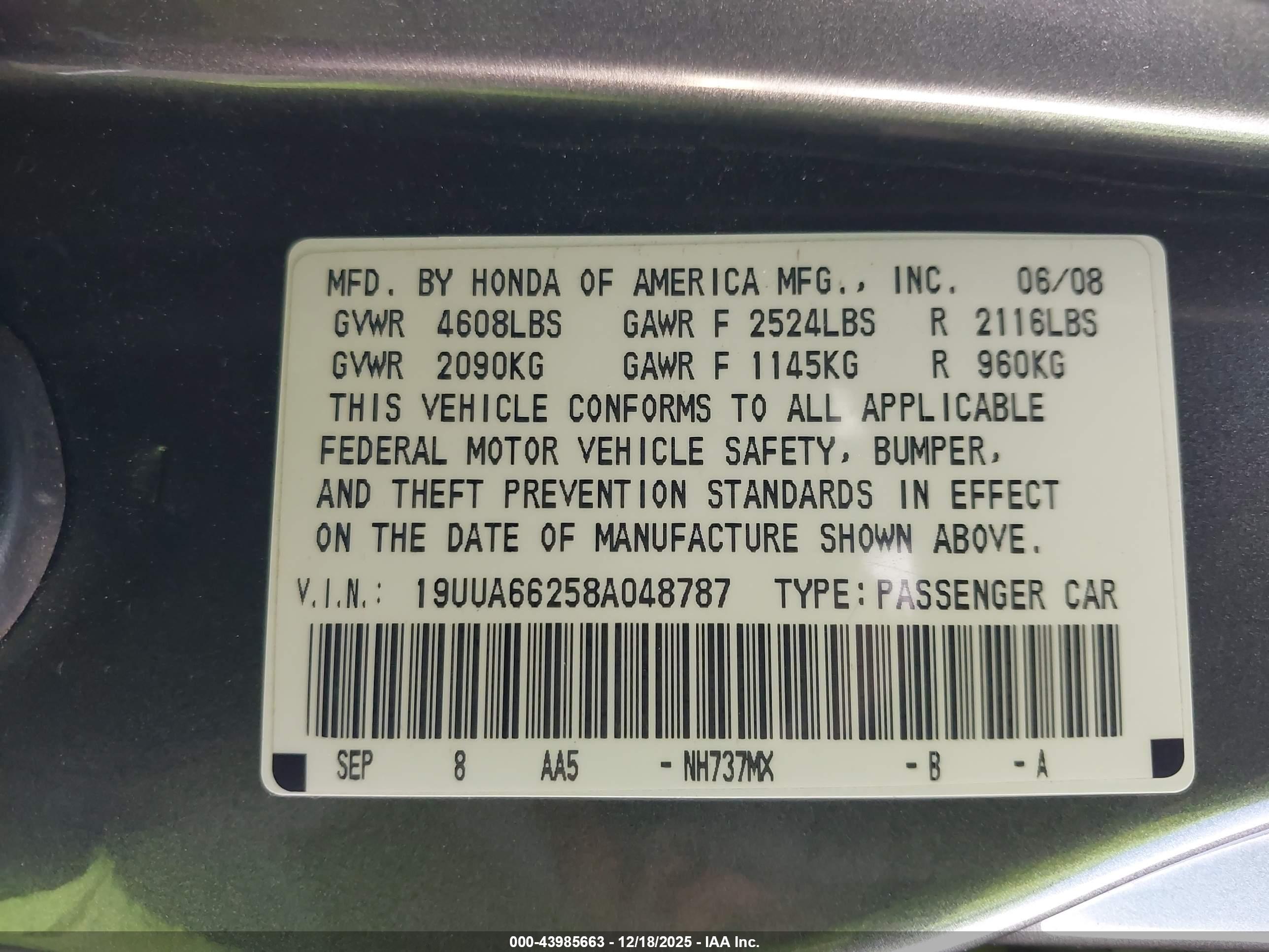 ACURA TL image 9