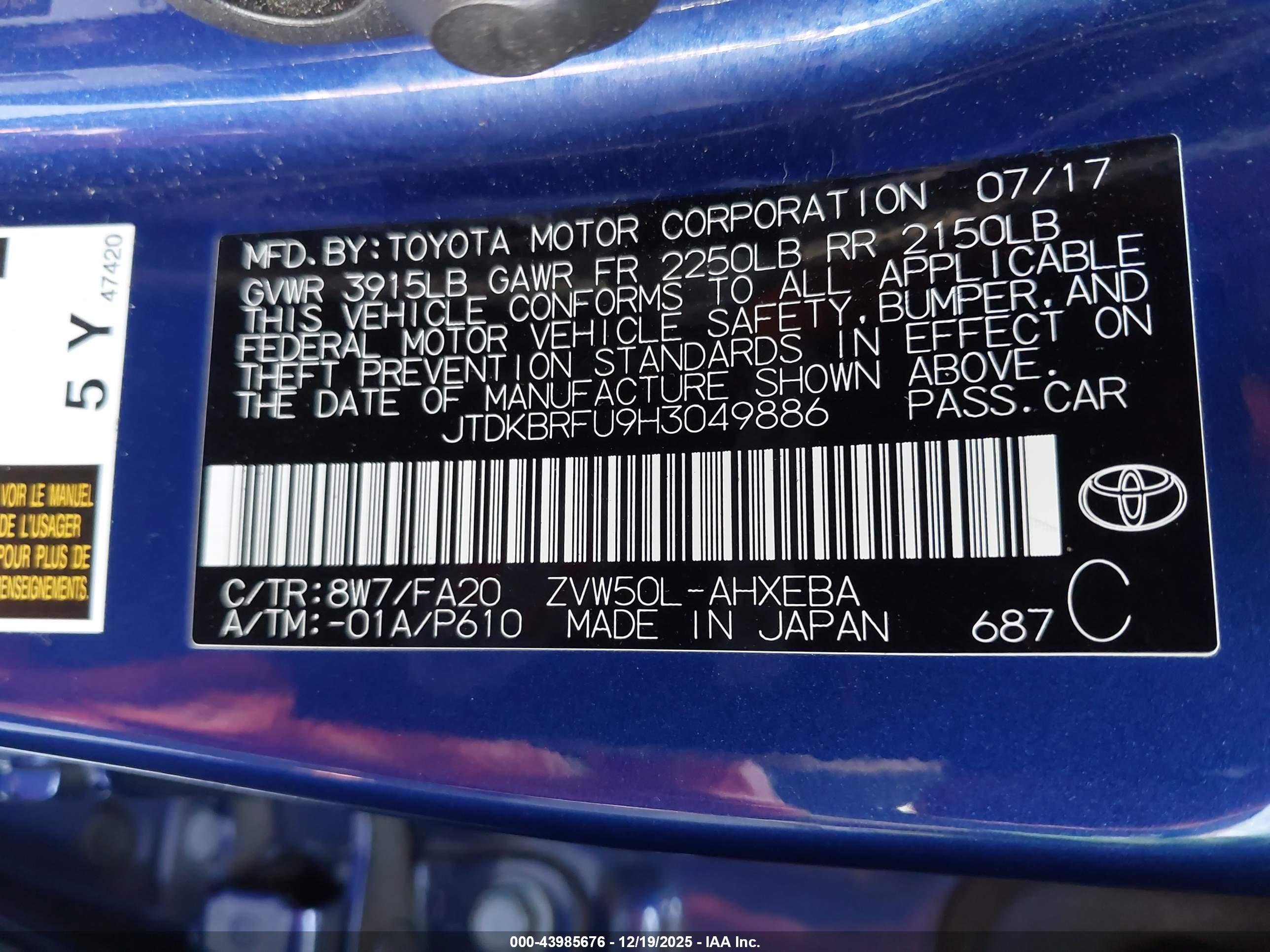 TOYOTA PRIUS image 9
