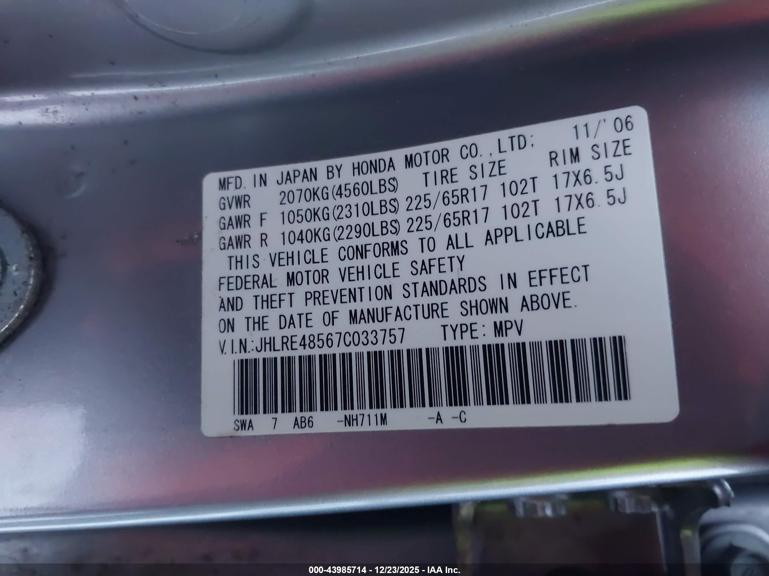 HONDA CR-V image 9