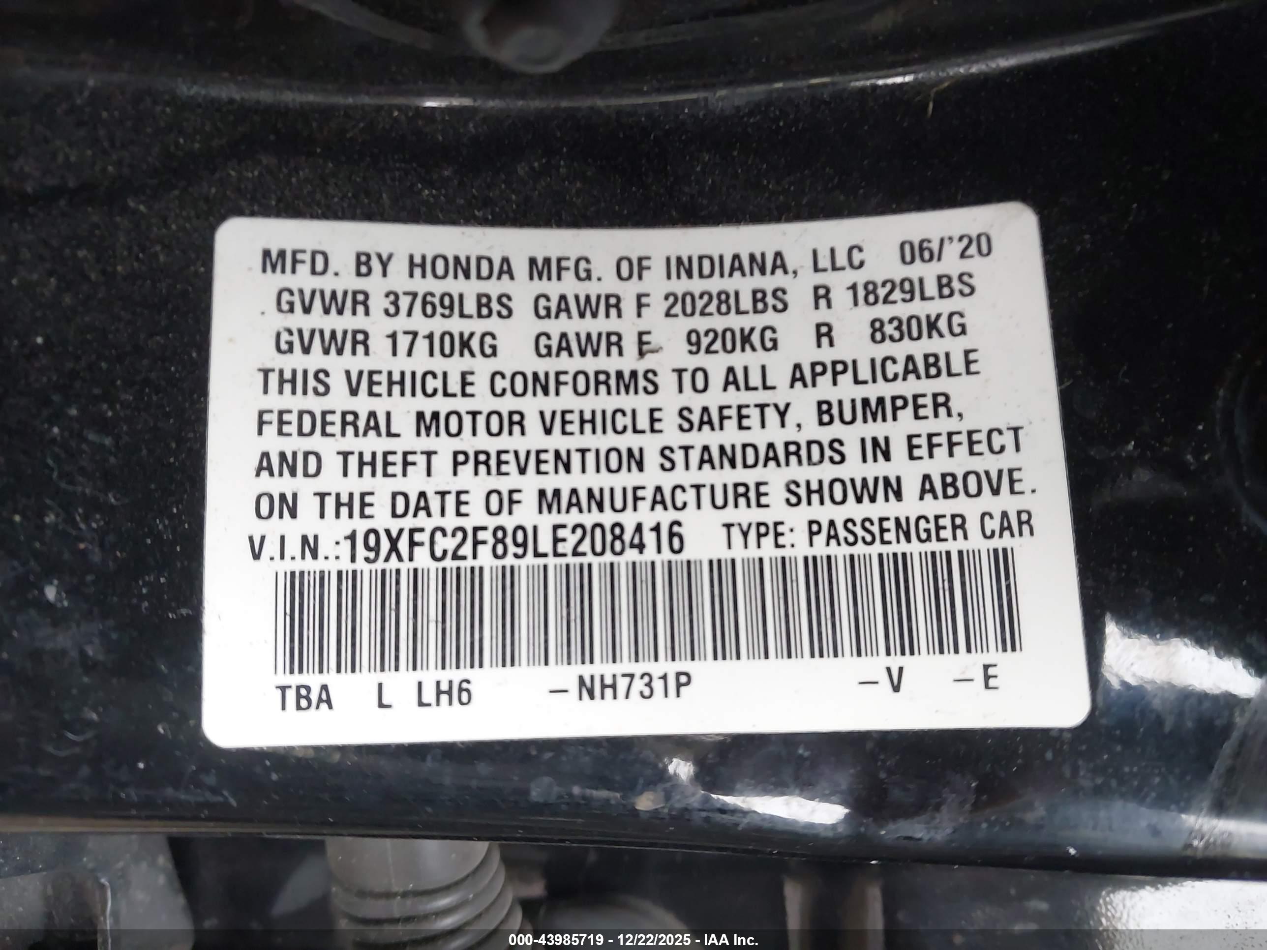 HONDA CIVIC image 9