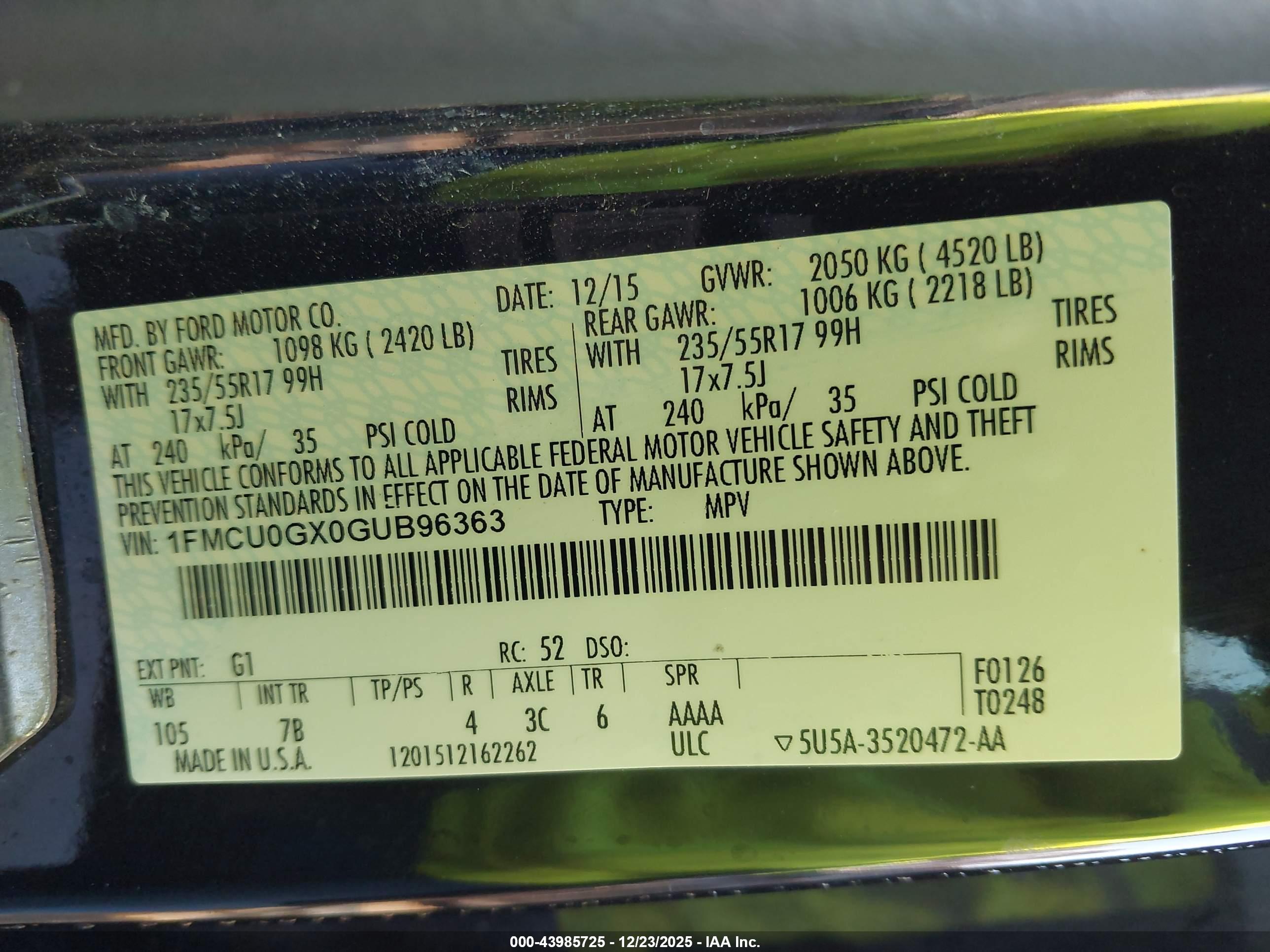 FORD ESCAPE image 9