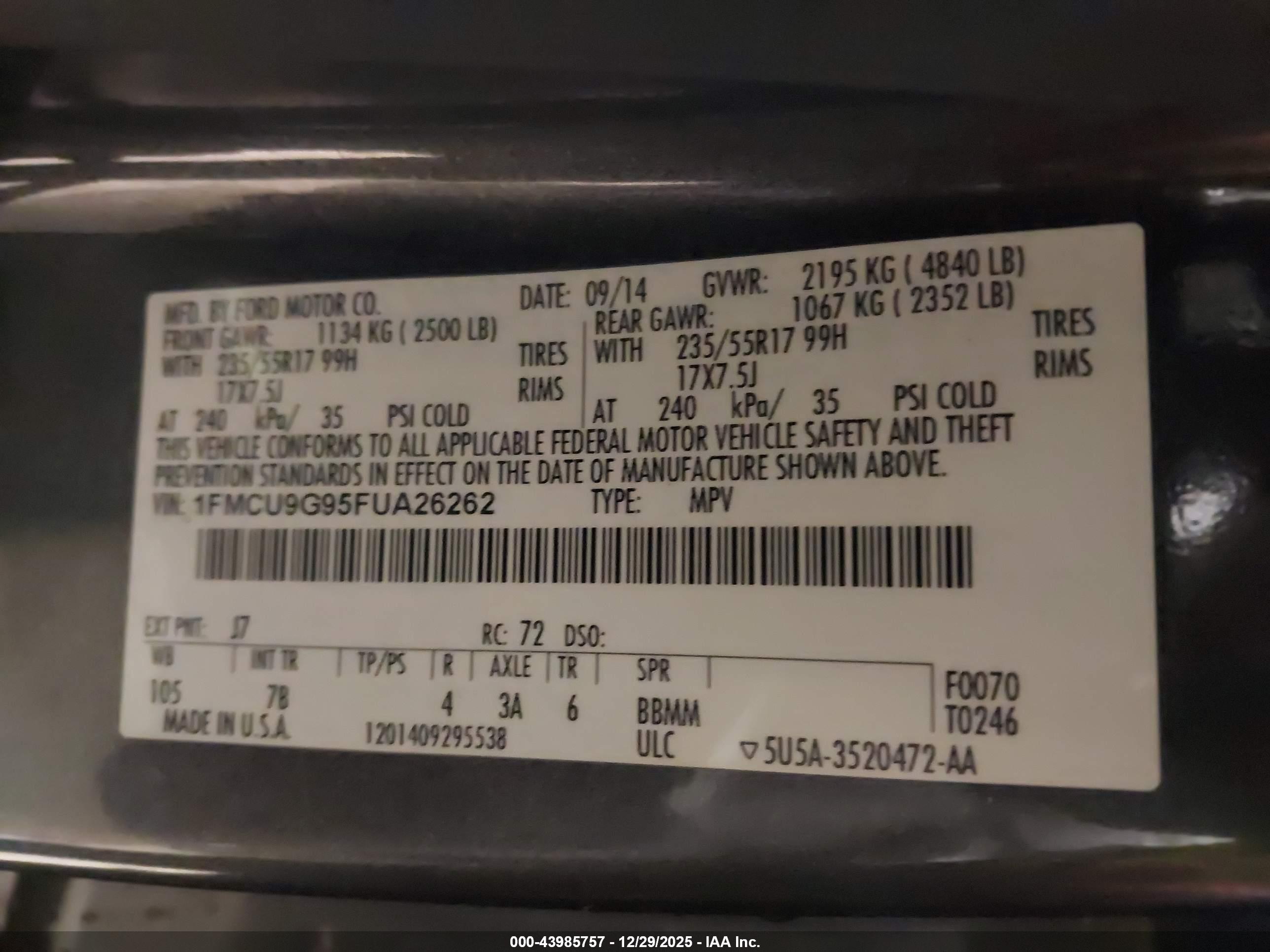 FORD ESCAPE image 9