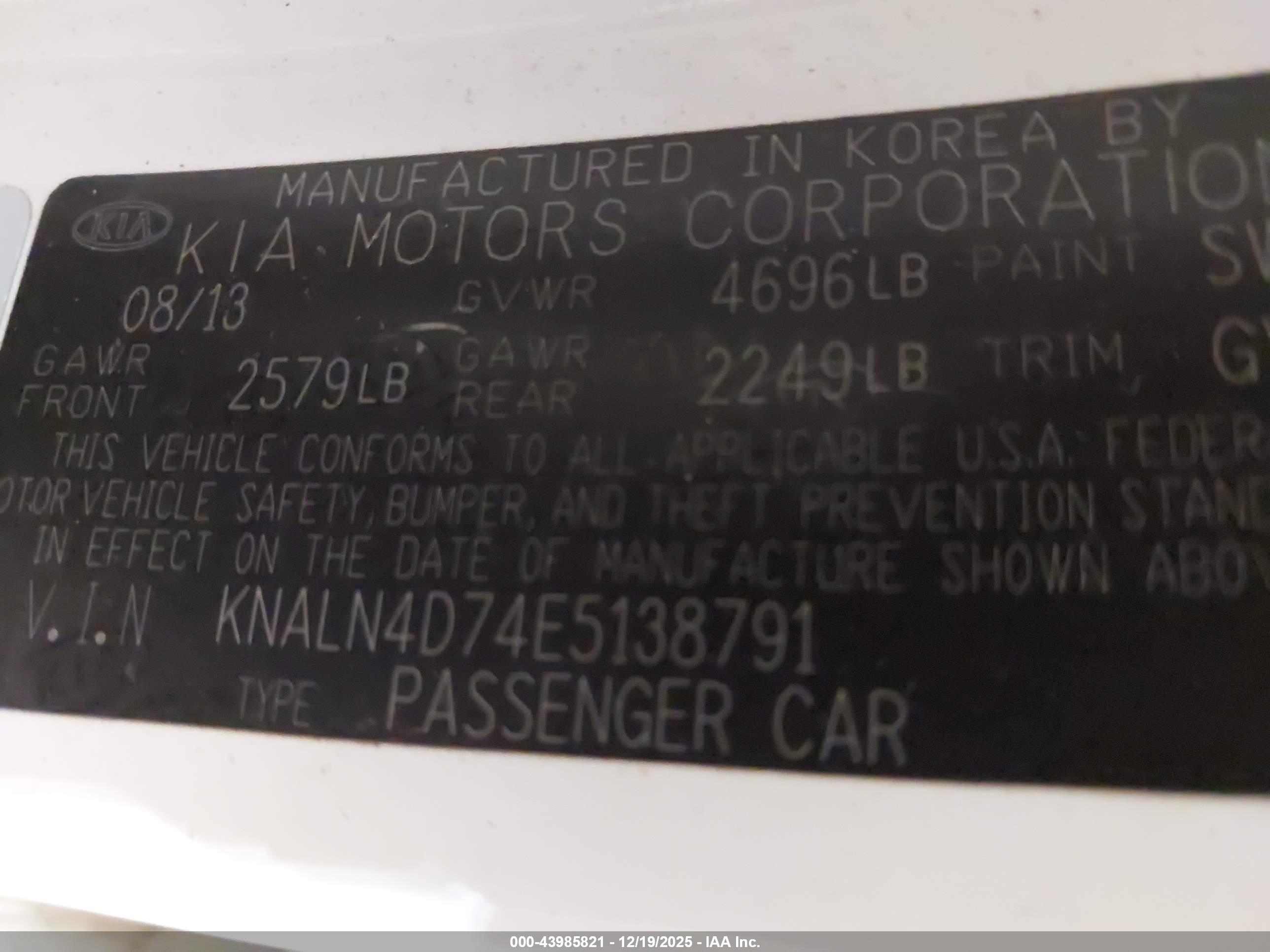 KIA CADENZA image 9