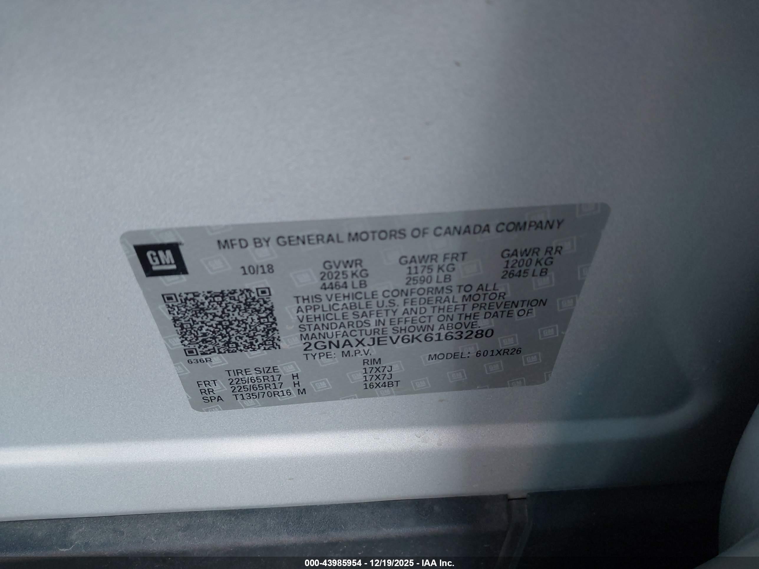 CHEVROLET EQUINOX image 9