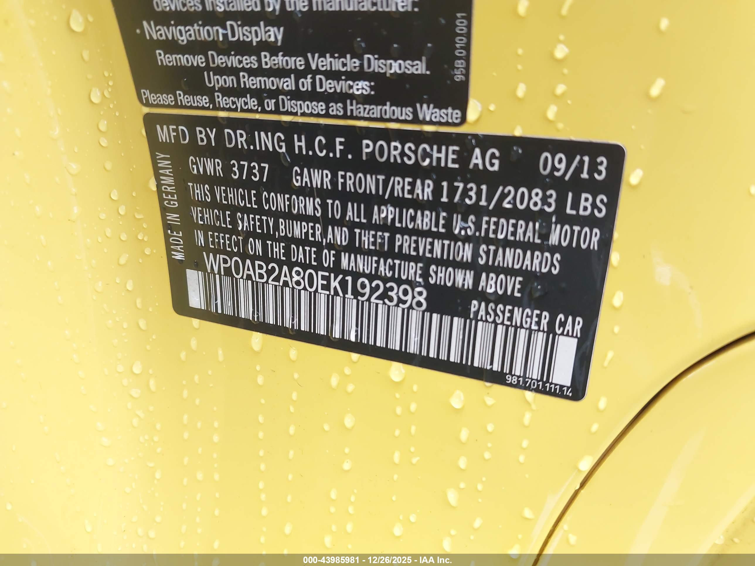 PORSCHE CAYMAN image 9
