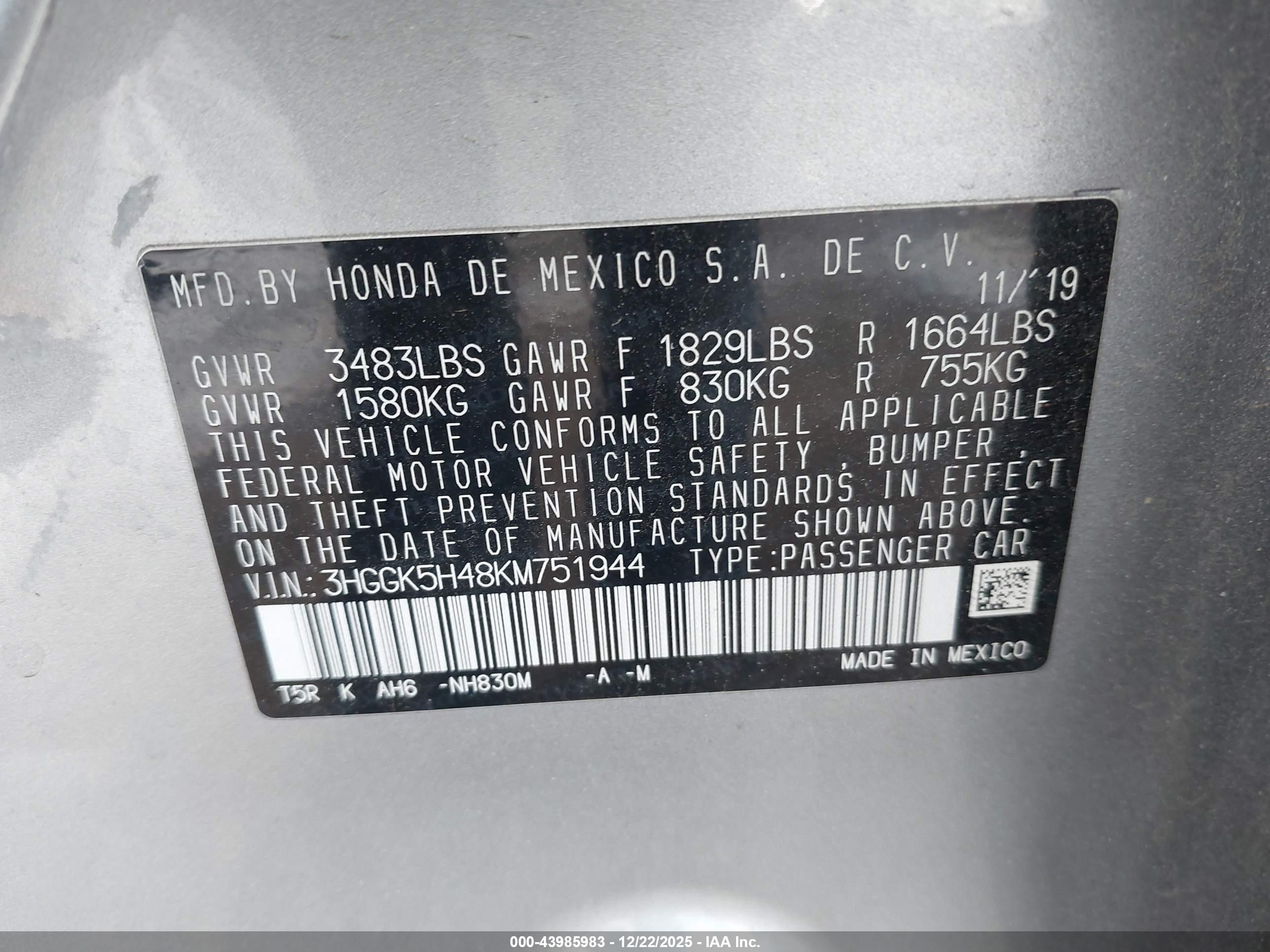 HONDA FIT image 9
