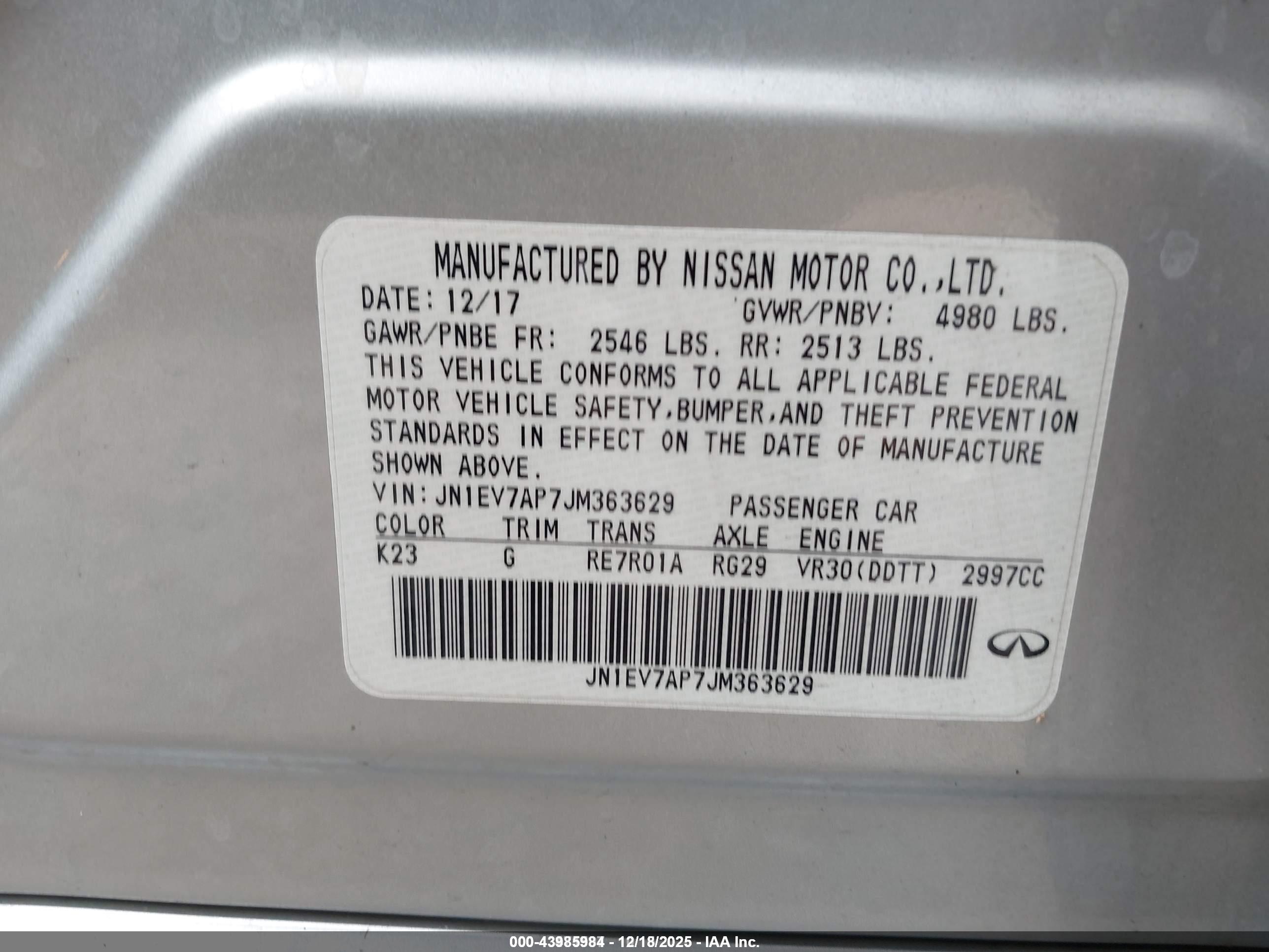 INFINITI Q50 image 9