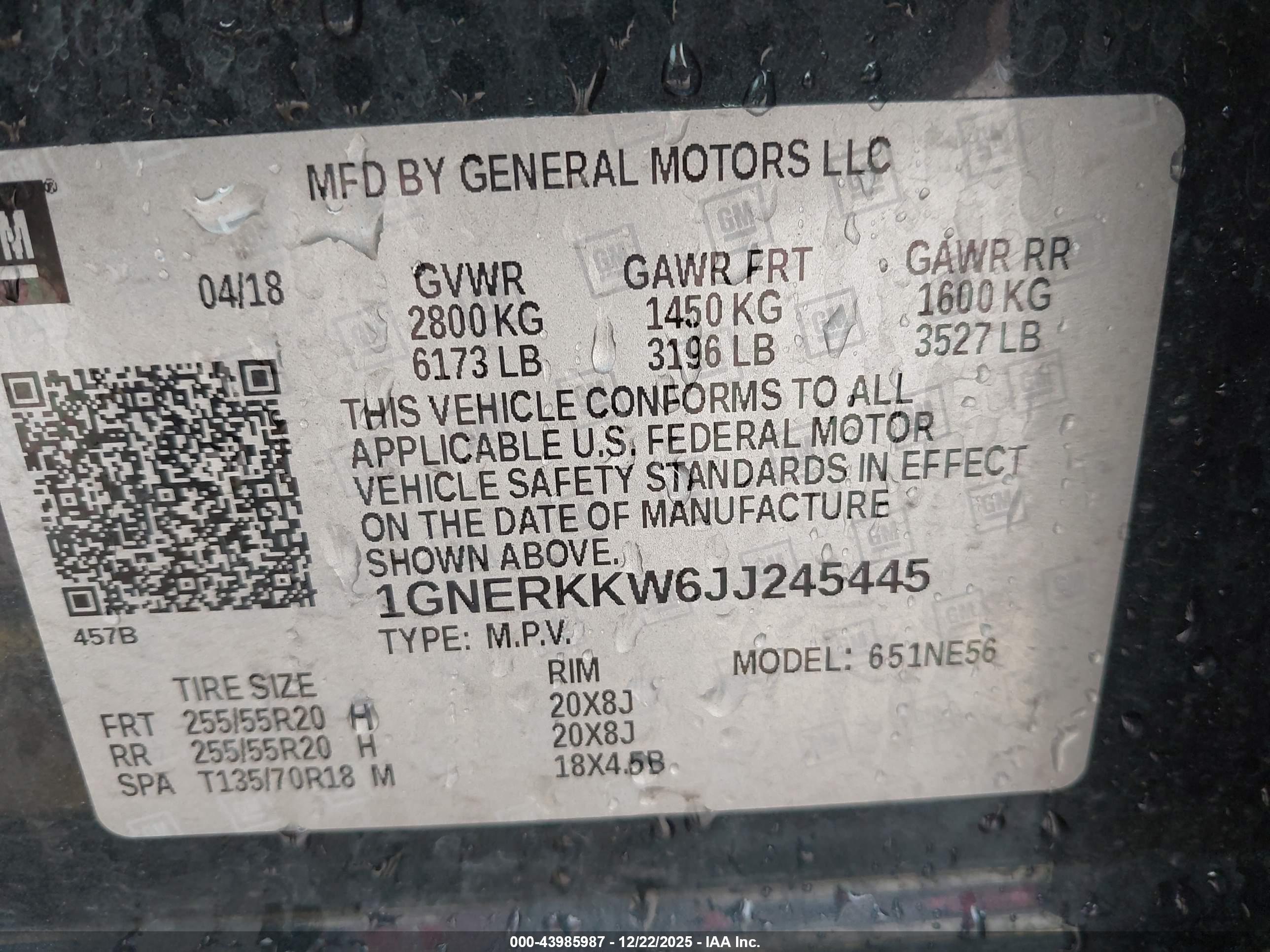 CHEVROLET TRAVERSE image 9
