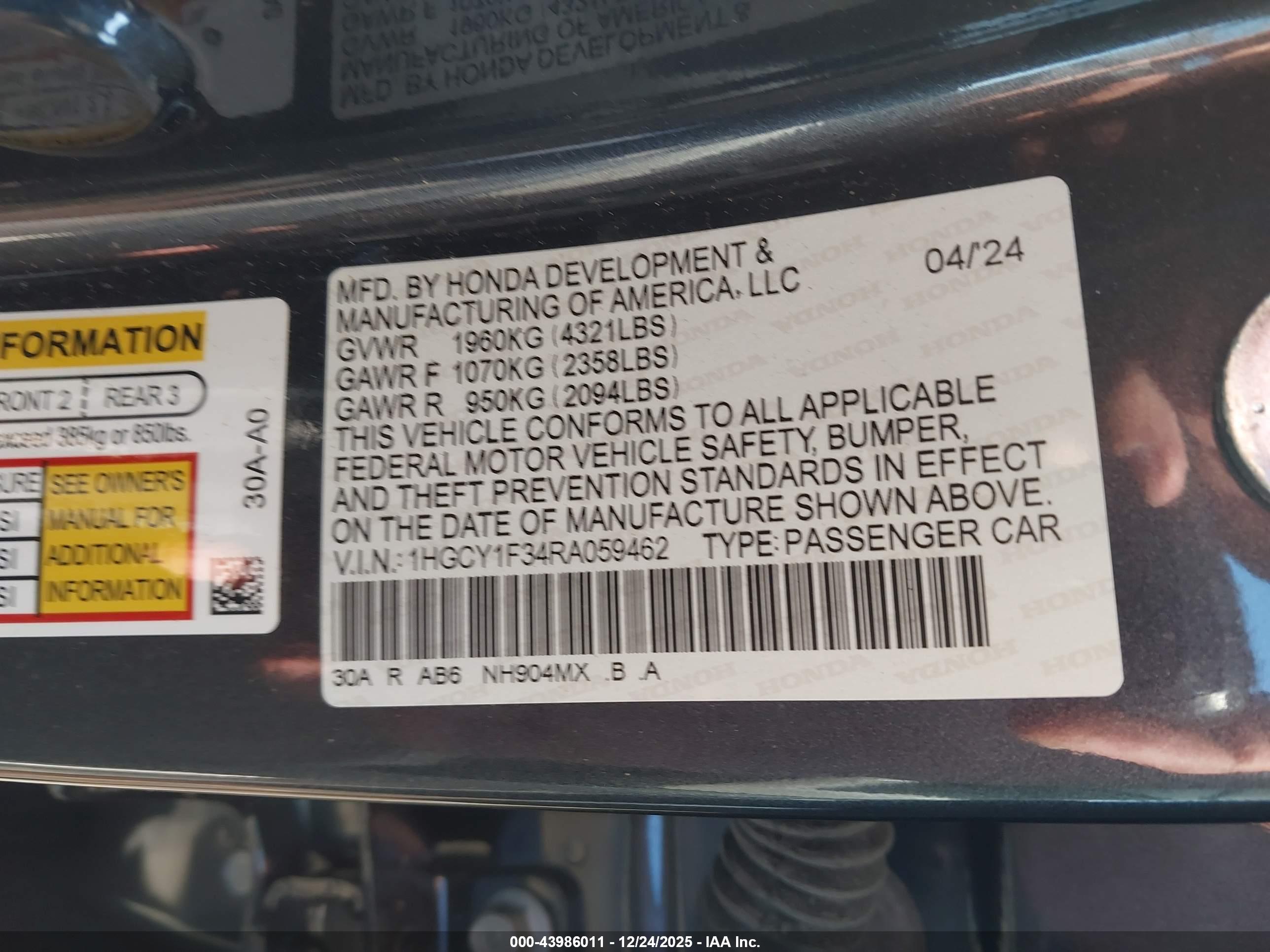 HONDA ACCORD image 9