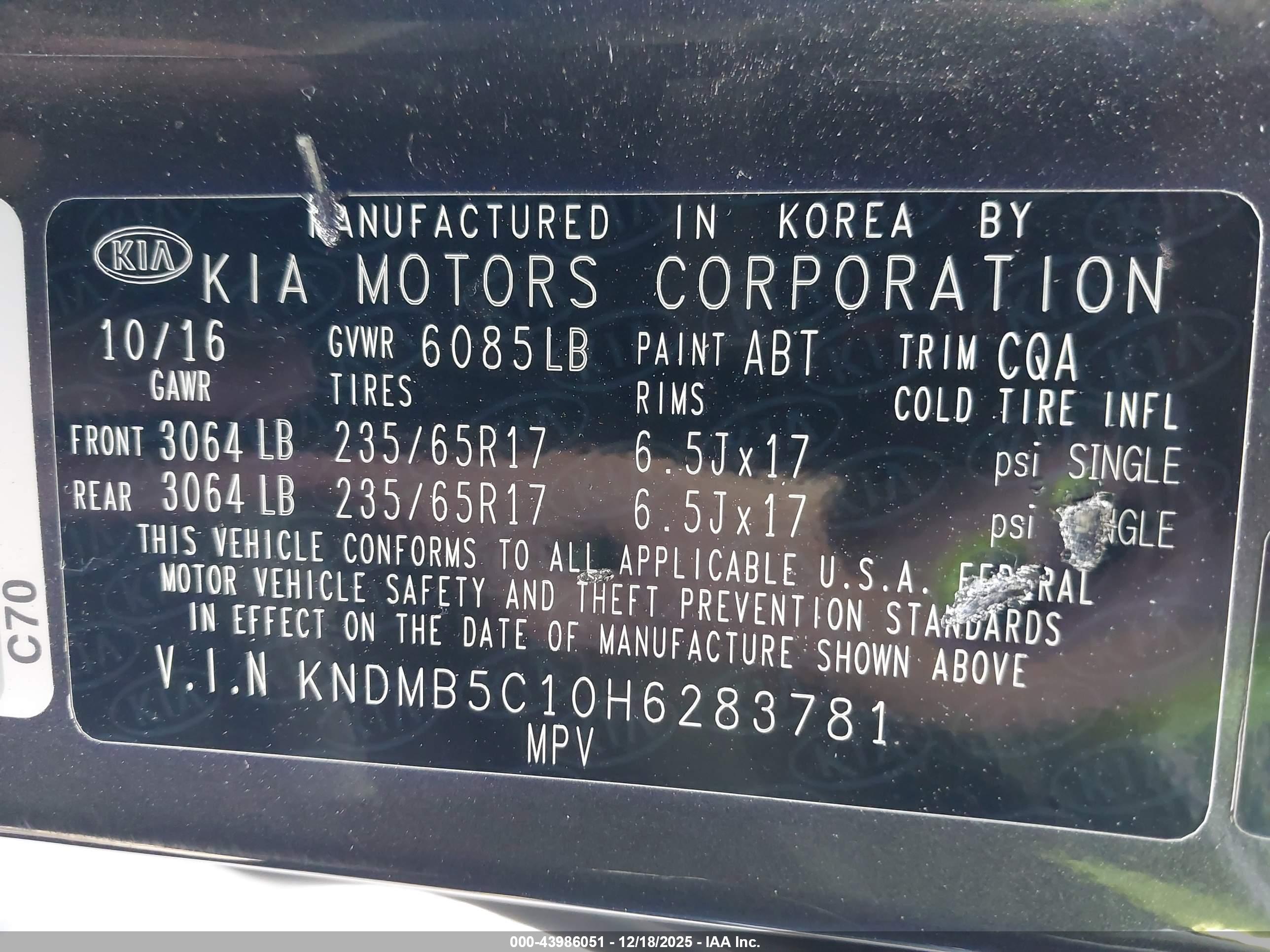 KIA SEDONA image 9