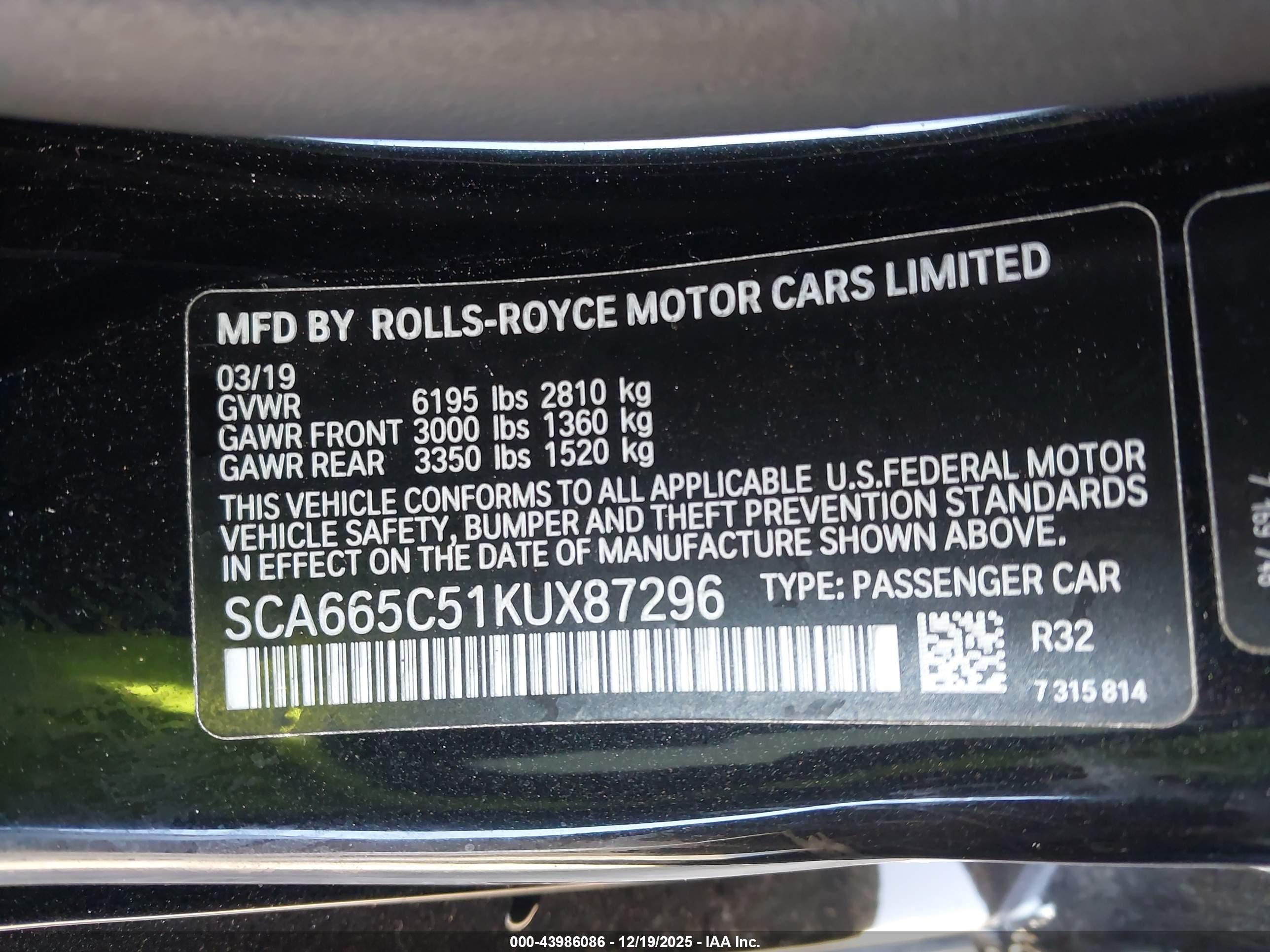 ROLLS-ROYCE WRAITH image 9