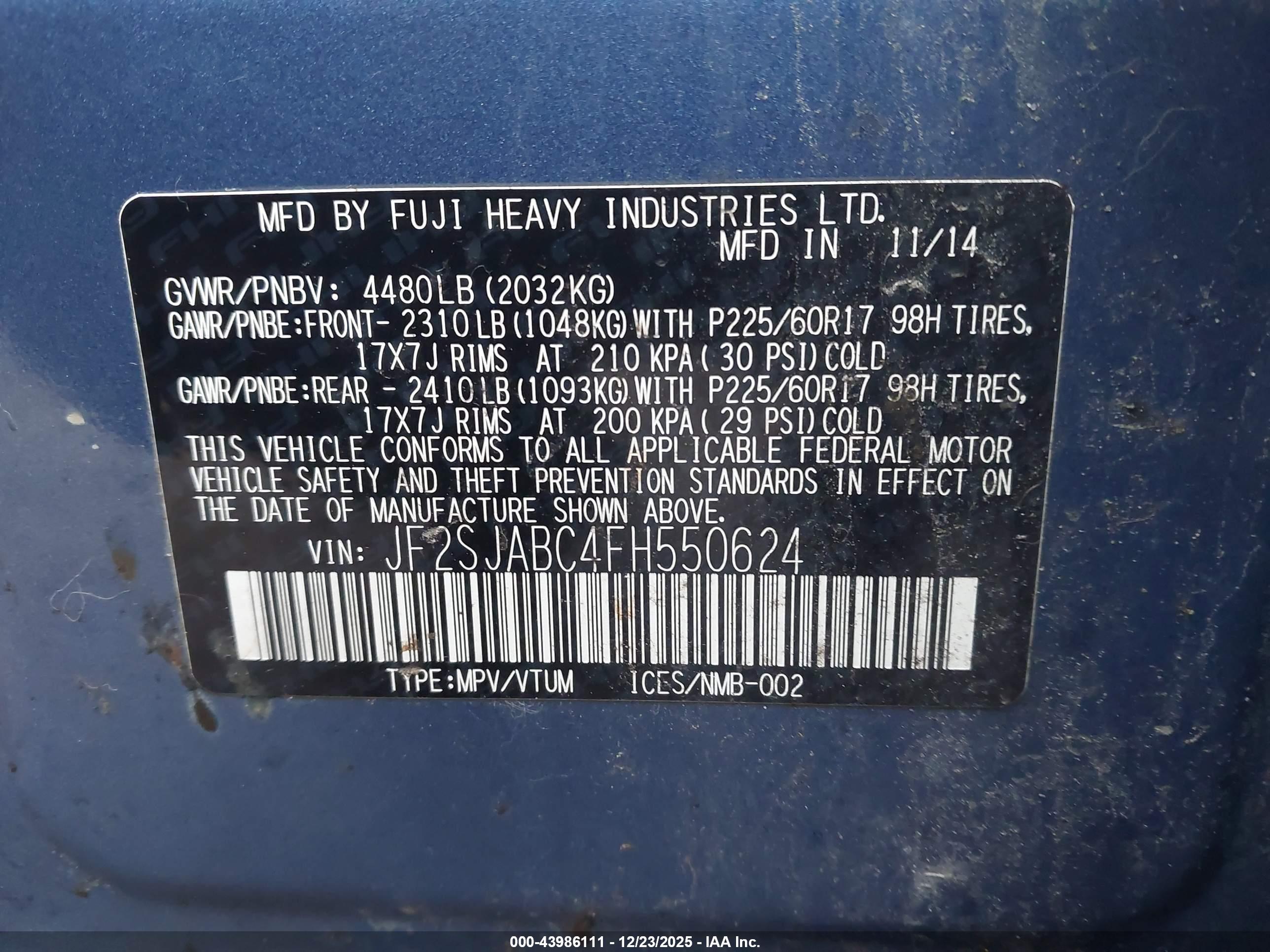 SUBARU FORESTER image 9