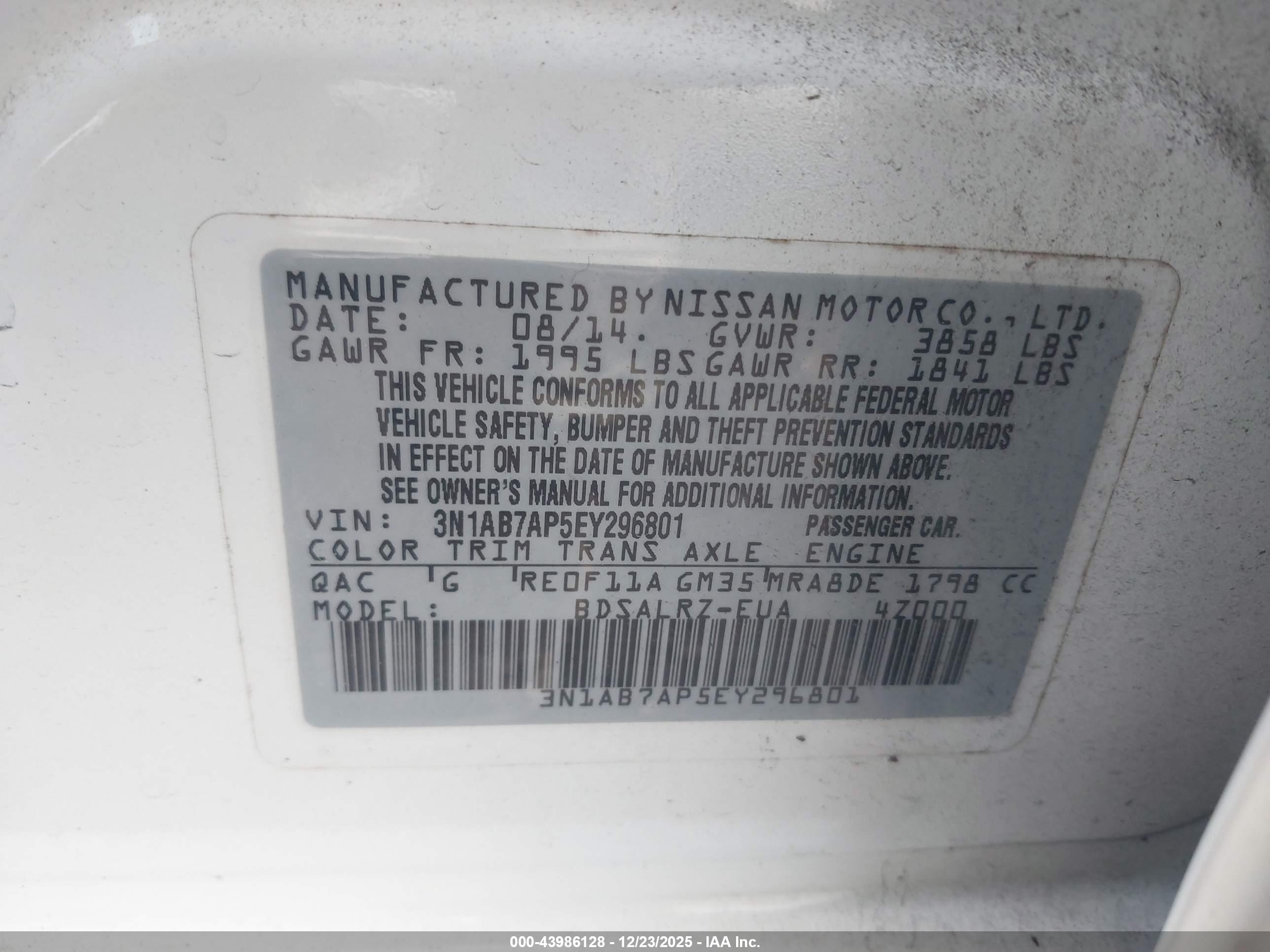 NISSAN SENTRA image 9