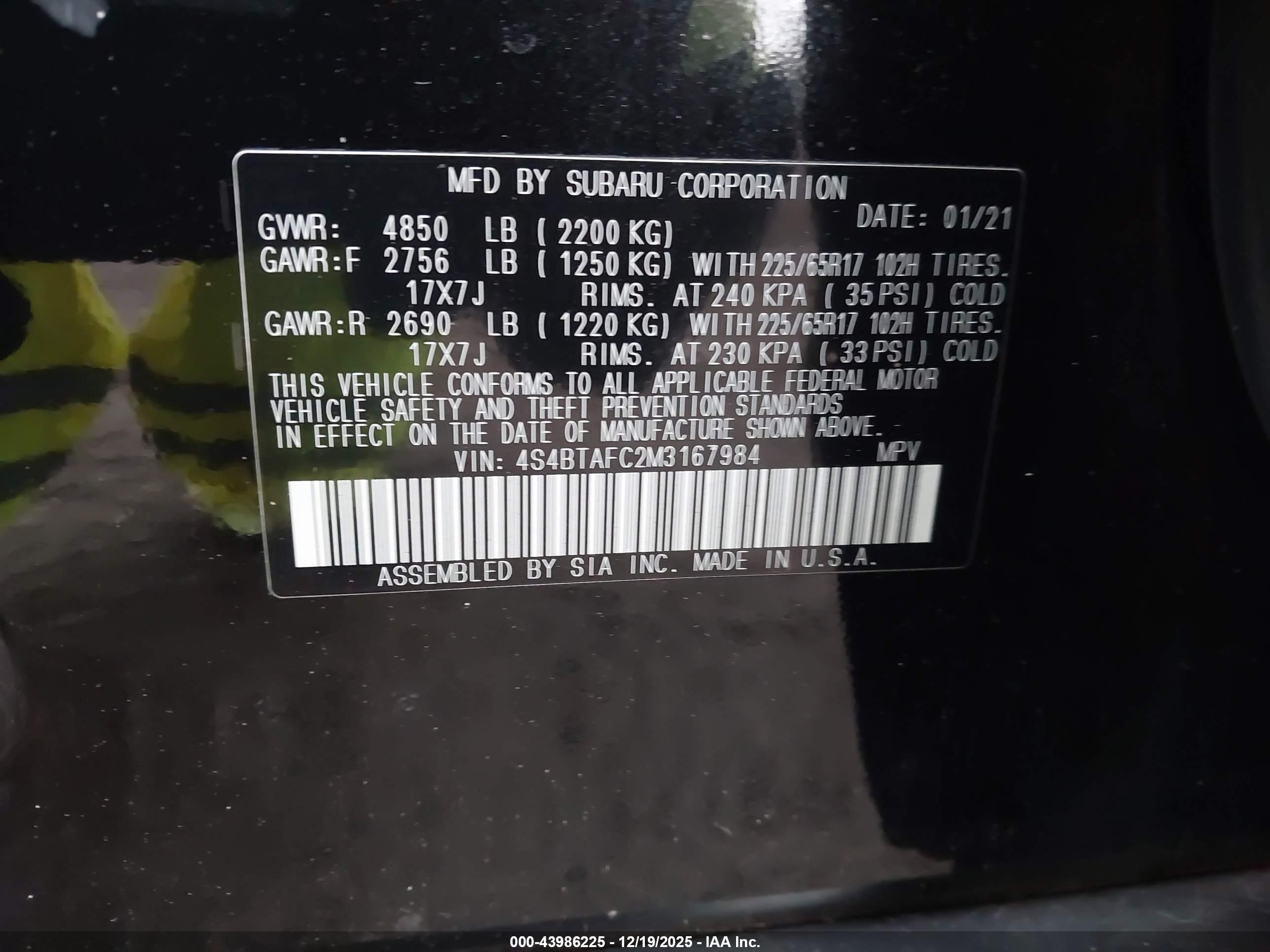 SUBARU OUTBACK image 9