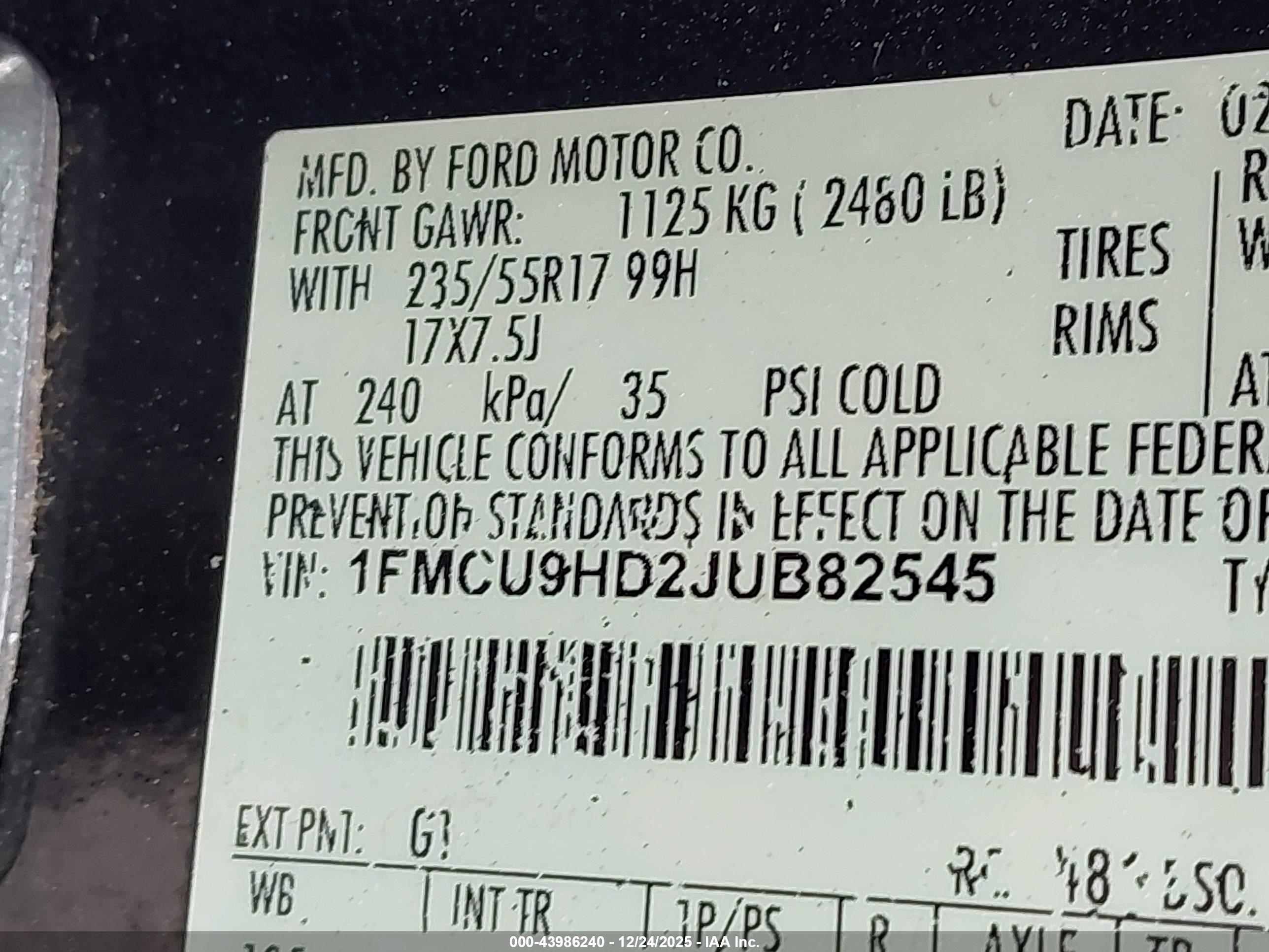 FORD ESCAPE image 9