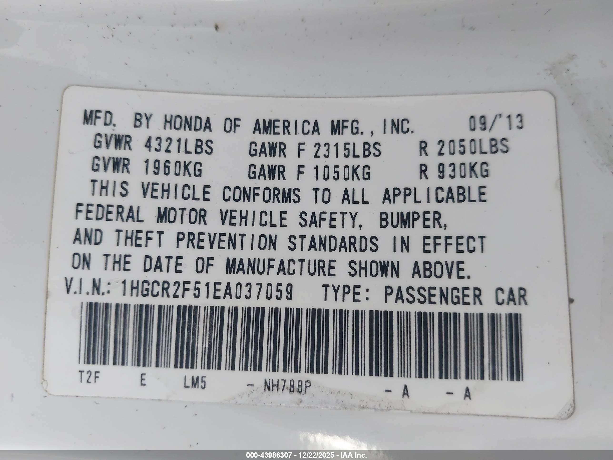HONDA ACCORD image 9