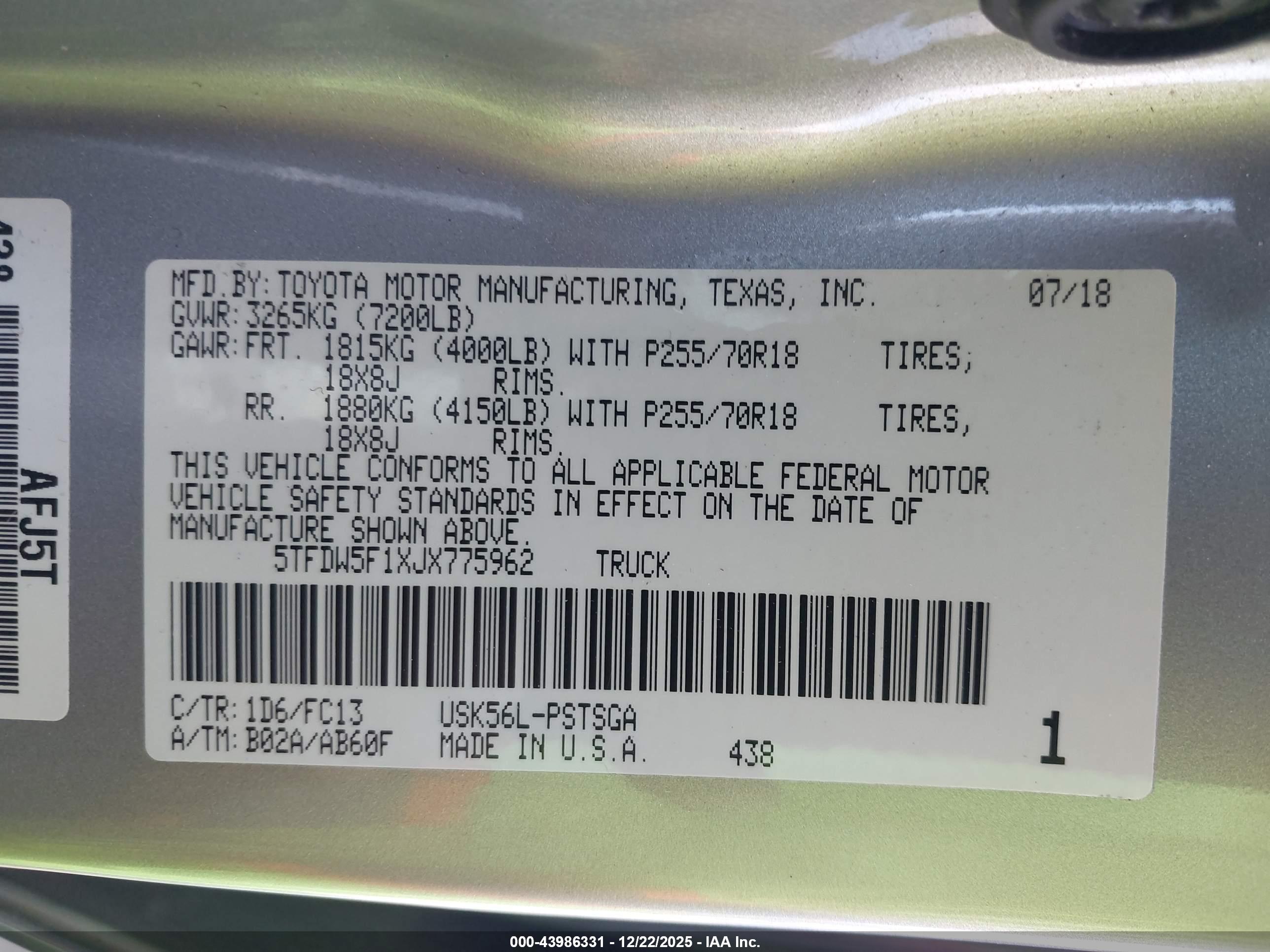 TOYOTA TUNDRA image 9