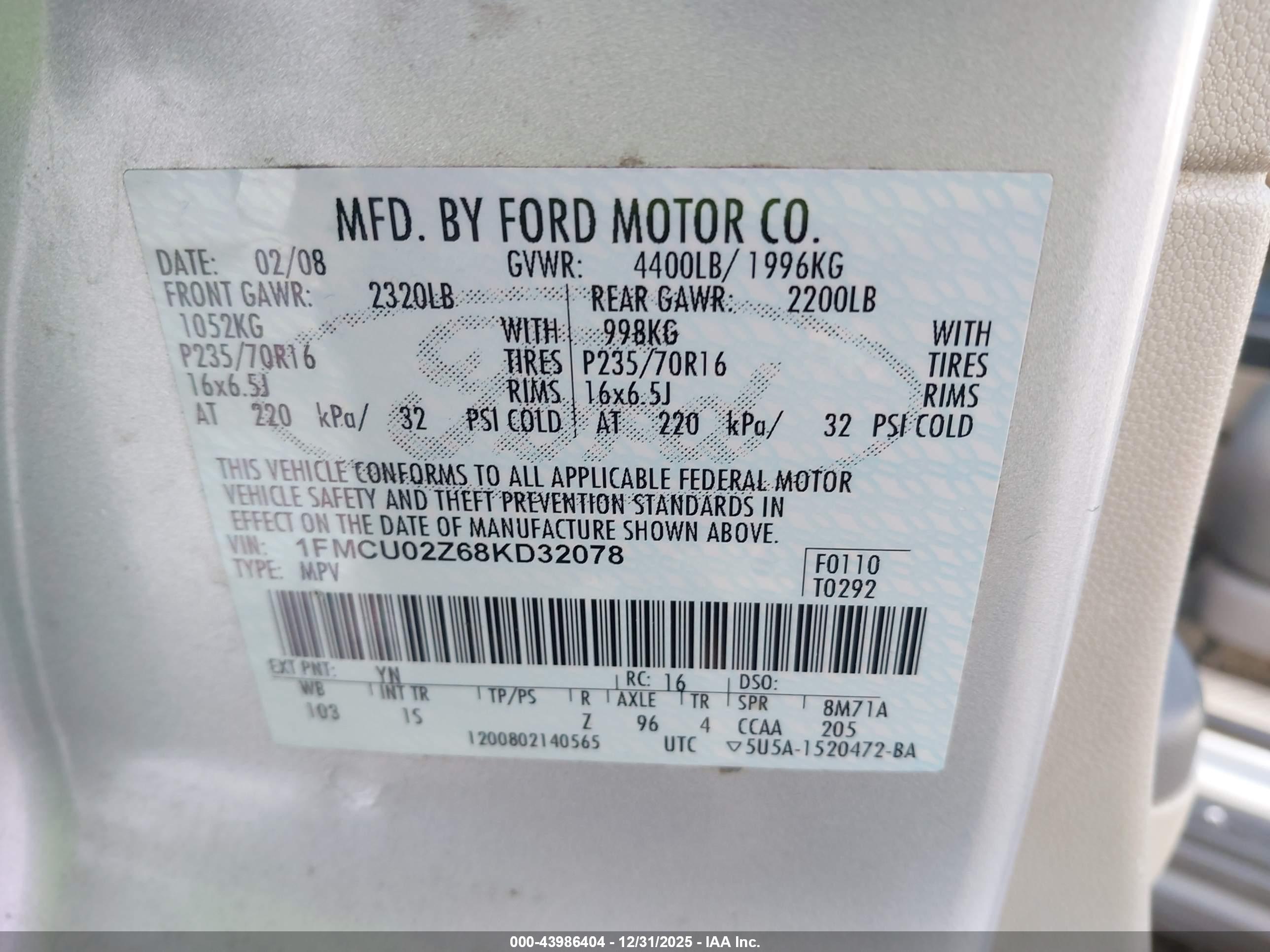 FORD ESCAPE image 9