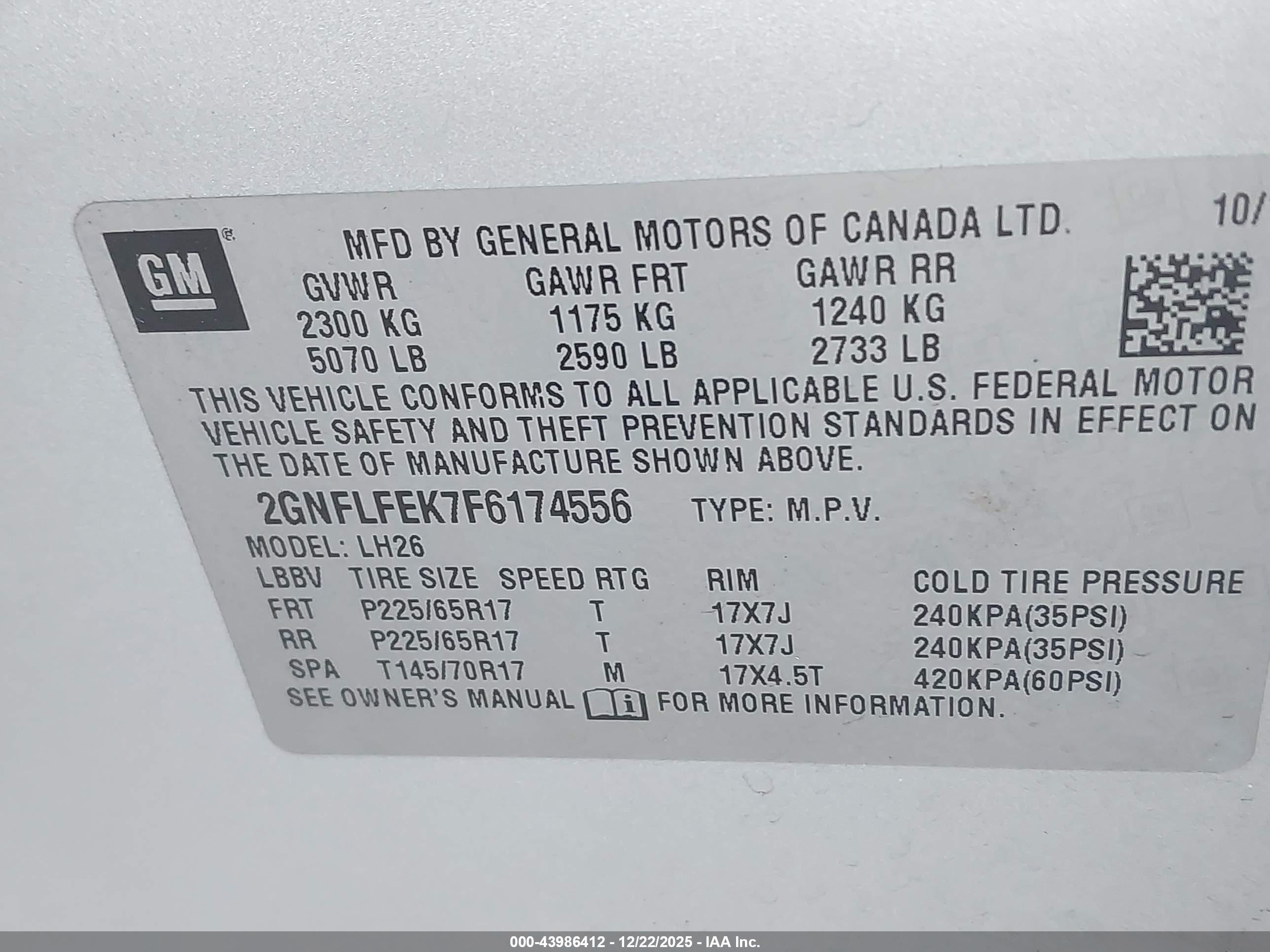 CHEVROLET EQUINOX image 9