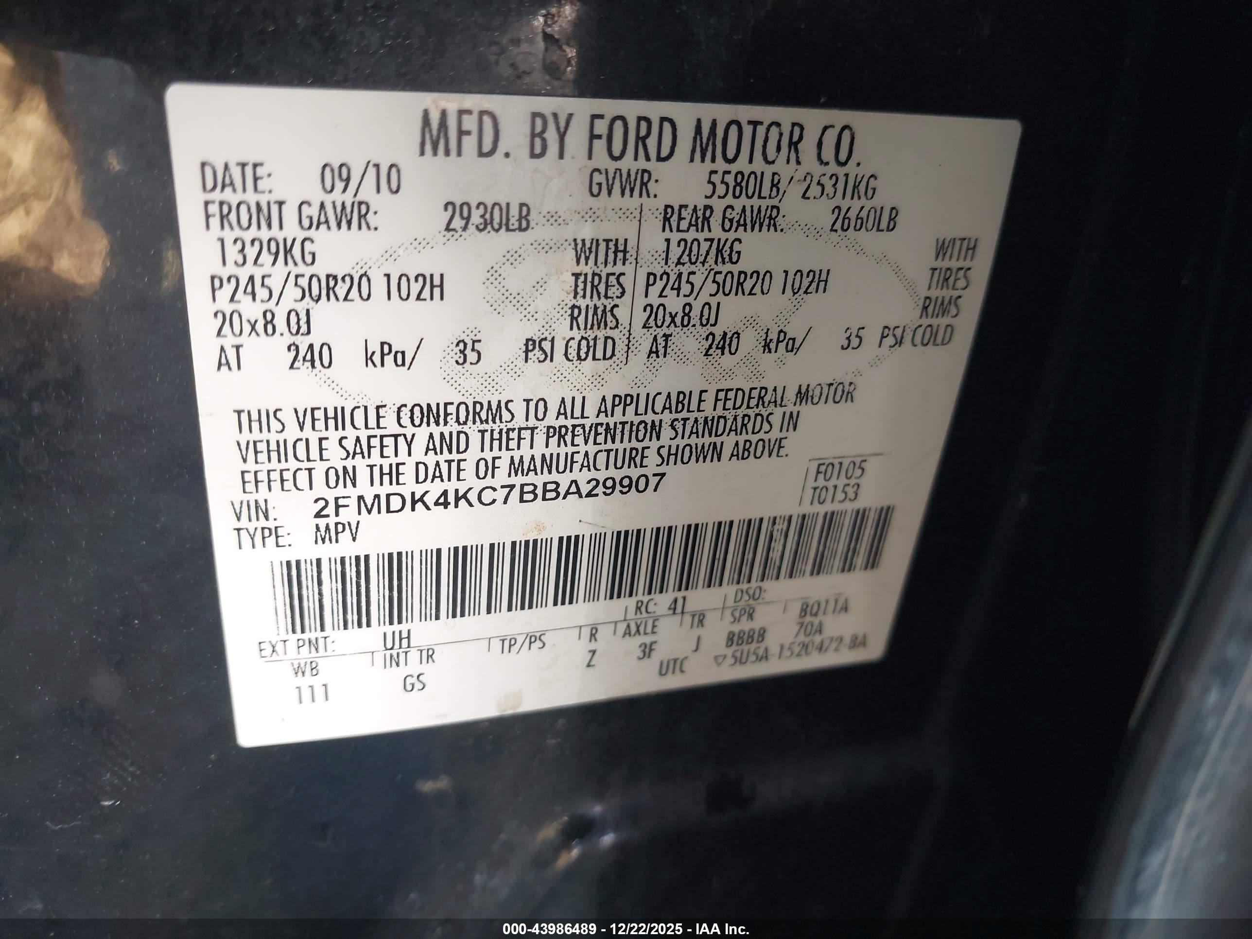 FORD EDGE image 9