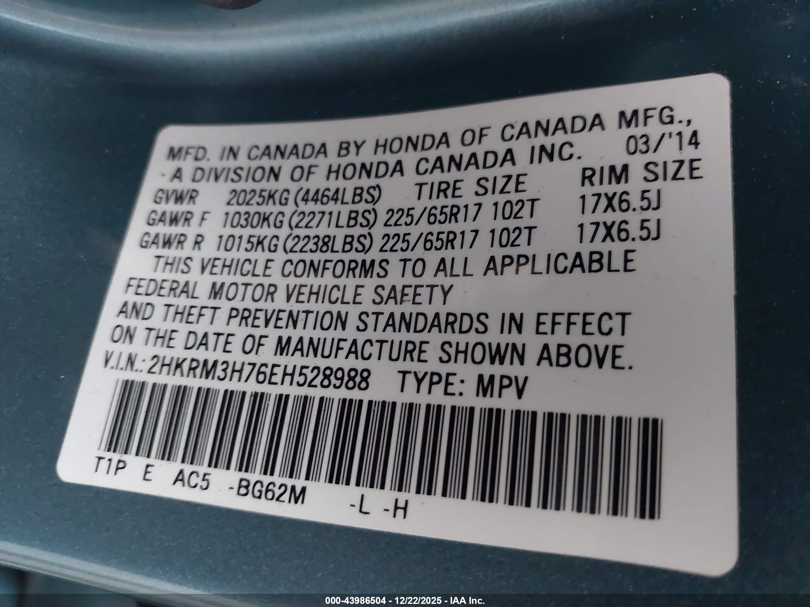 HONDA CR-V image 9