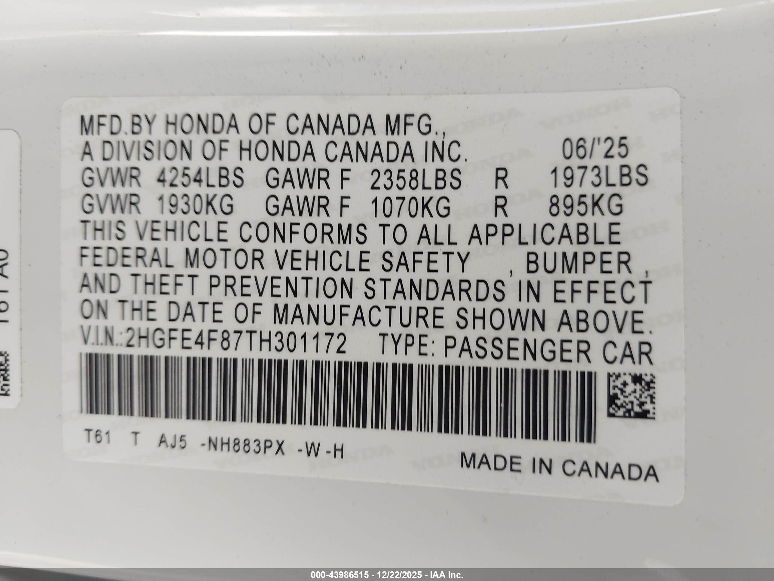 HONDA CIVIC image 9