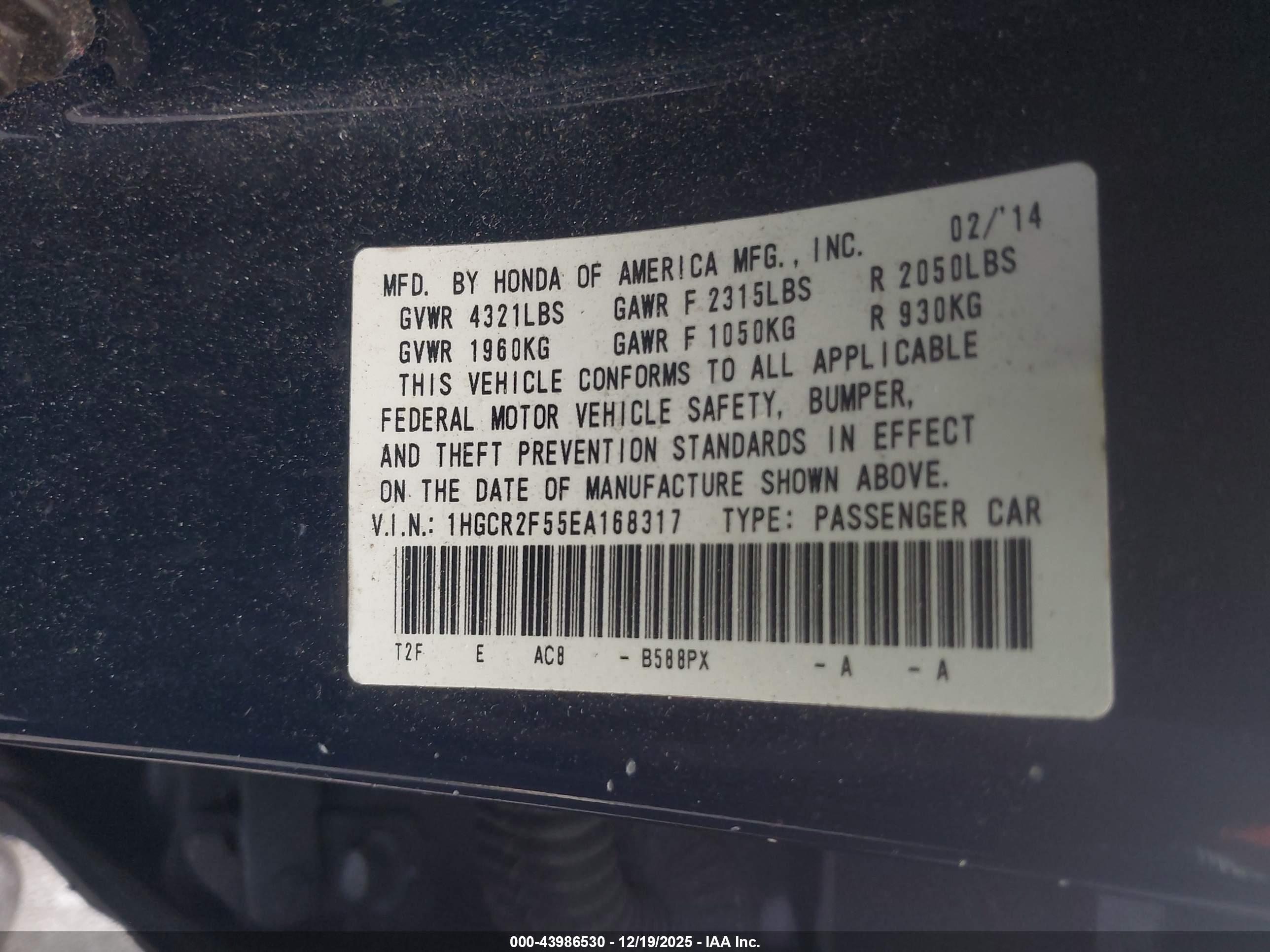 HONDA ACCORD image 9